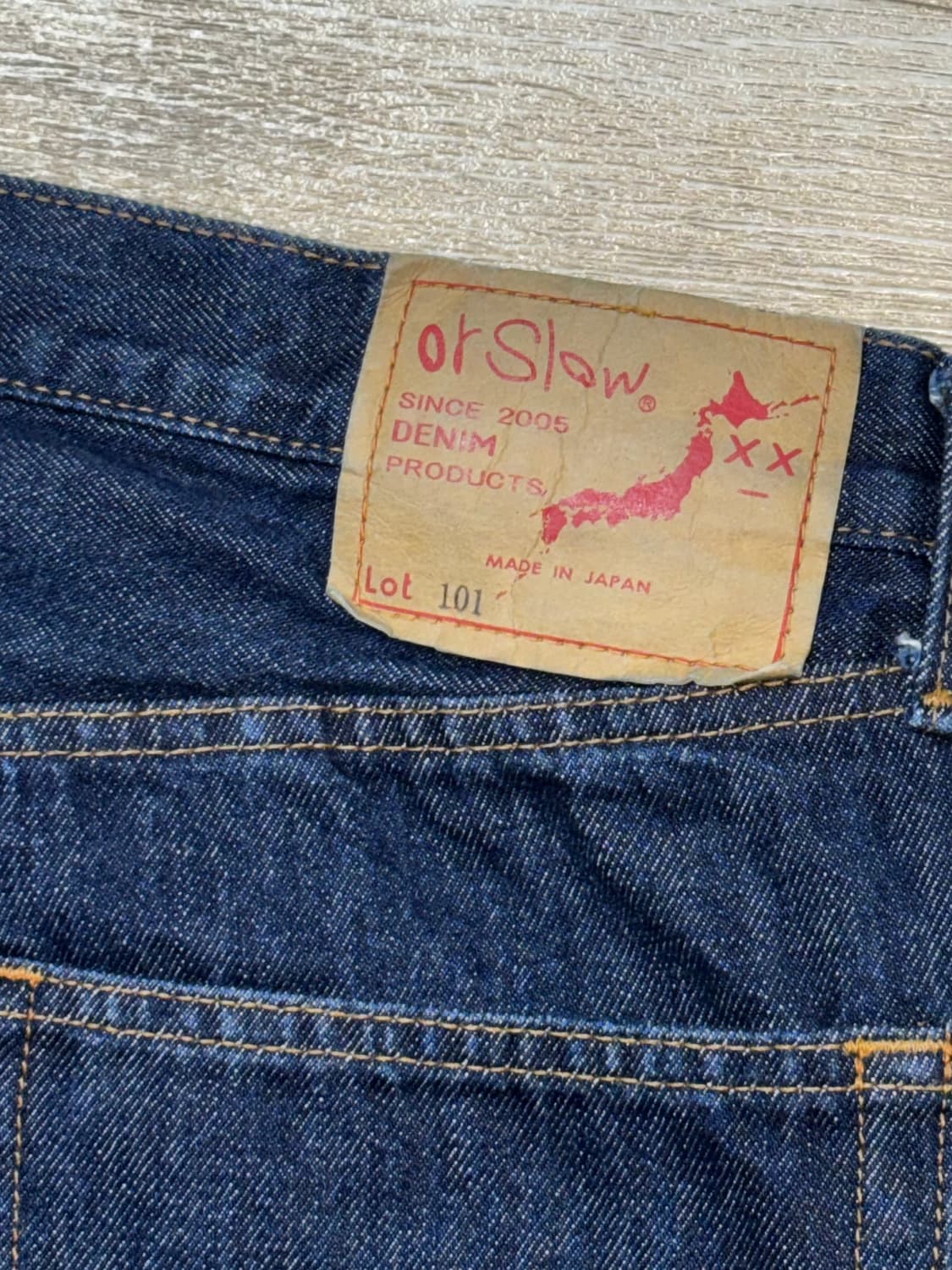 Orslow 101 dad’s fit denim pants 오어슬로우 상품이미지7