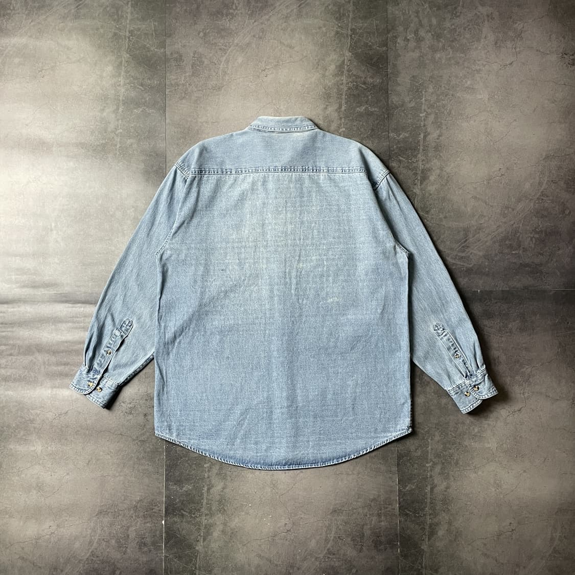 WANTED 빈티지 연청 코튼 데님 셔츠 A00645 상품이미지7