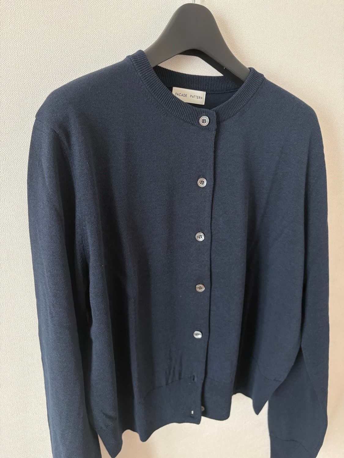 파사드패턴 페이퍼 가디건 상품이미지2