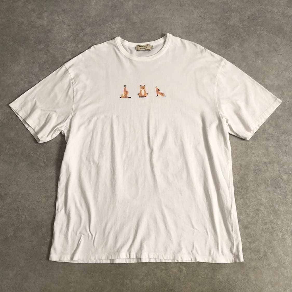 (XL) MAISON KITSUNE 메종키츠네 요가 3 반팔 티셔츠 상품이미지2