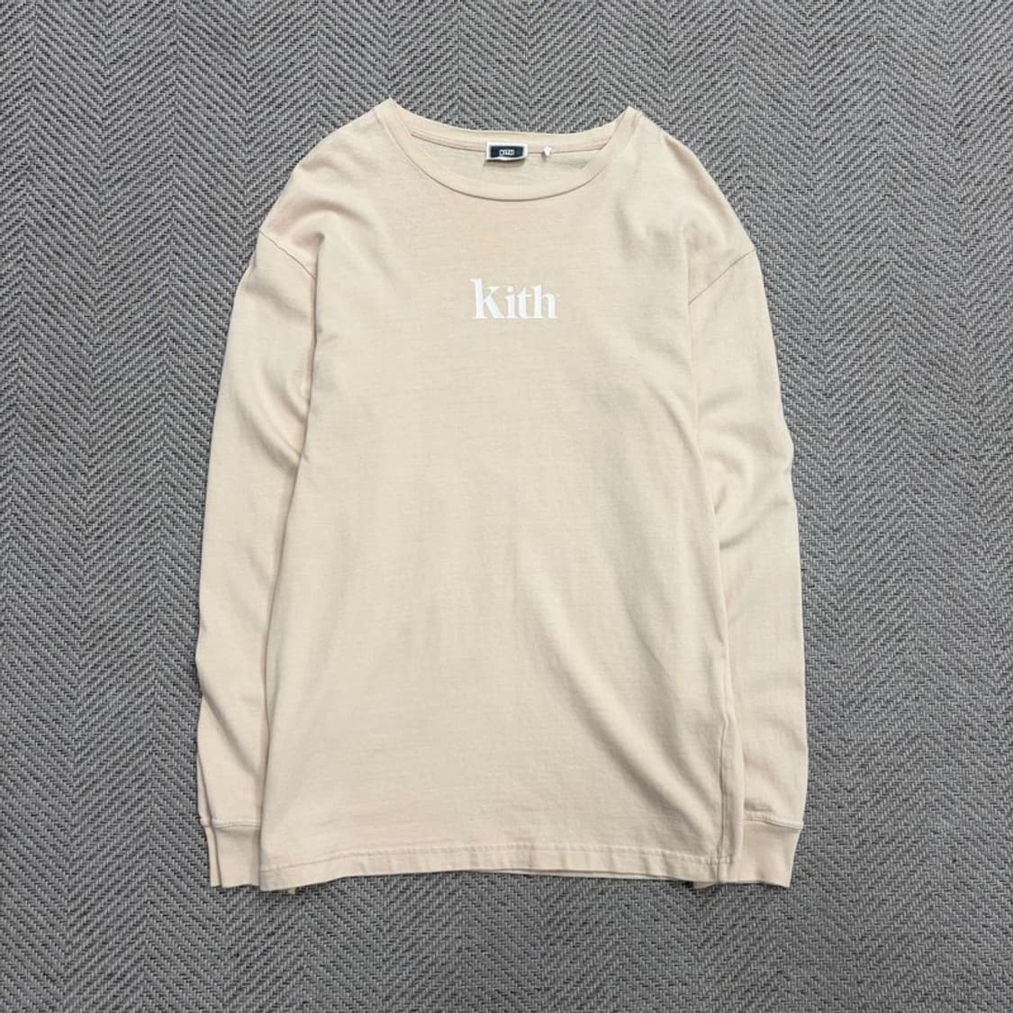 키스 베이직 로고 롱슬리브 v1541 상품이미지1