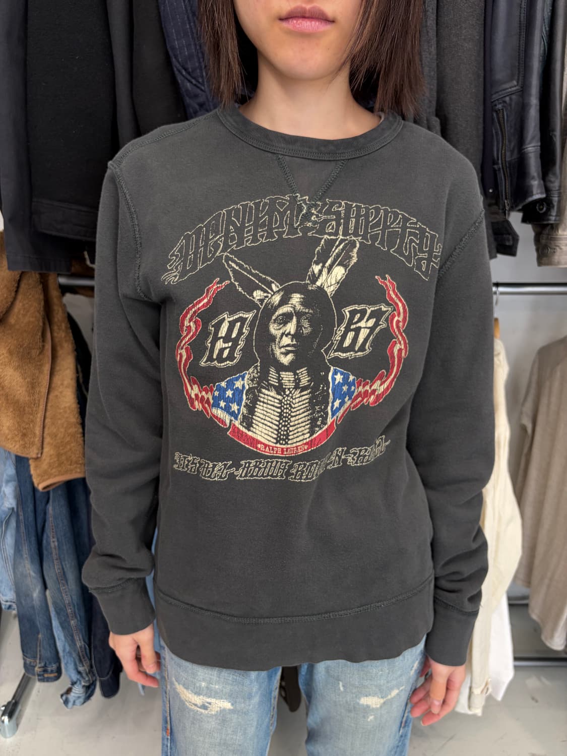 Denim & Supply Ralph Lauren 인디언 그래픽 크루넥  상품이미지1