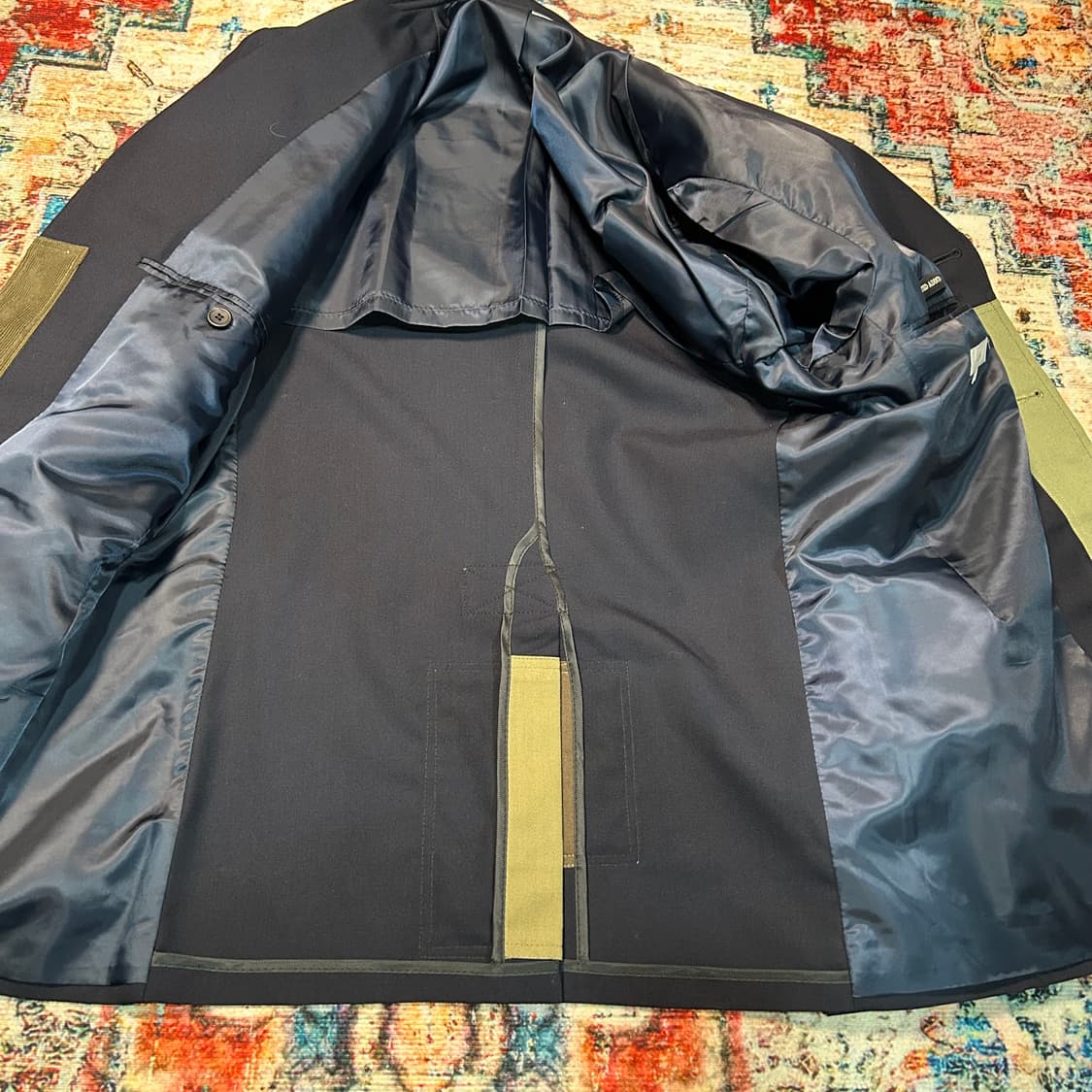 [M] 아스페시 A.BLUE 브룩스 브라더스 패치워크 금장 블레이저 상품이미지7