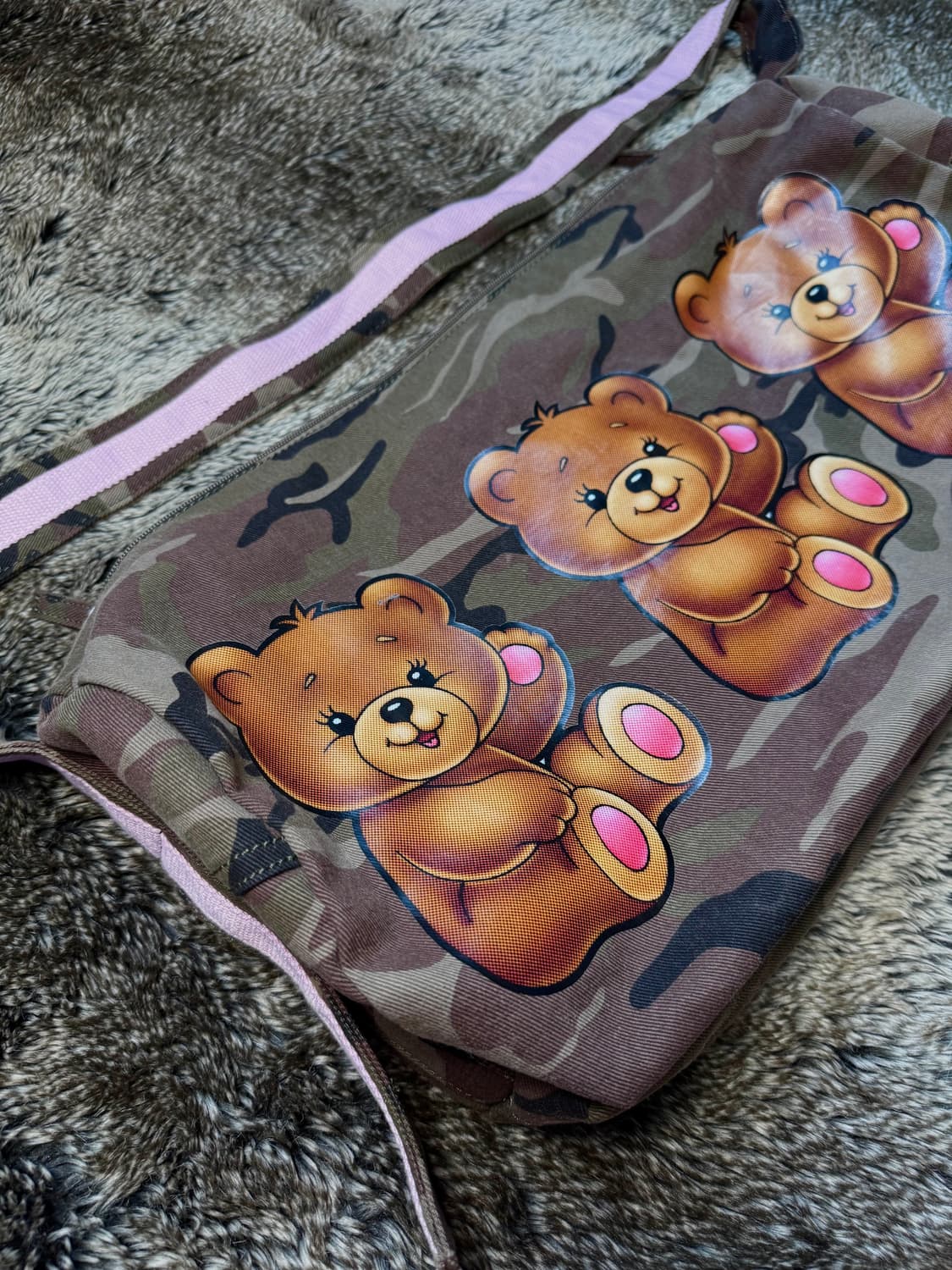 Triplets Teddy Duffle Bag Camouflage 상품이미지2