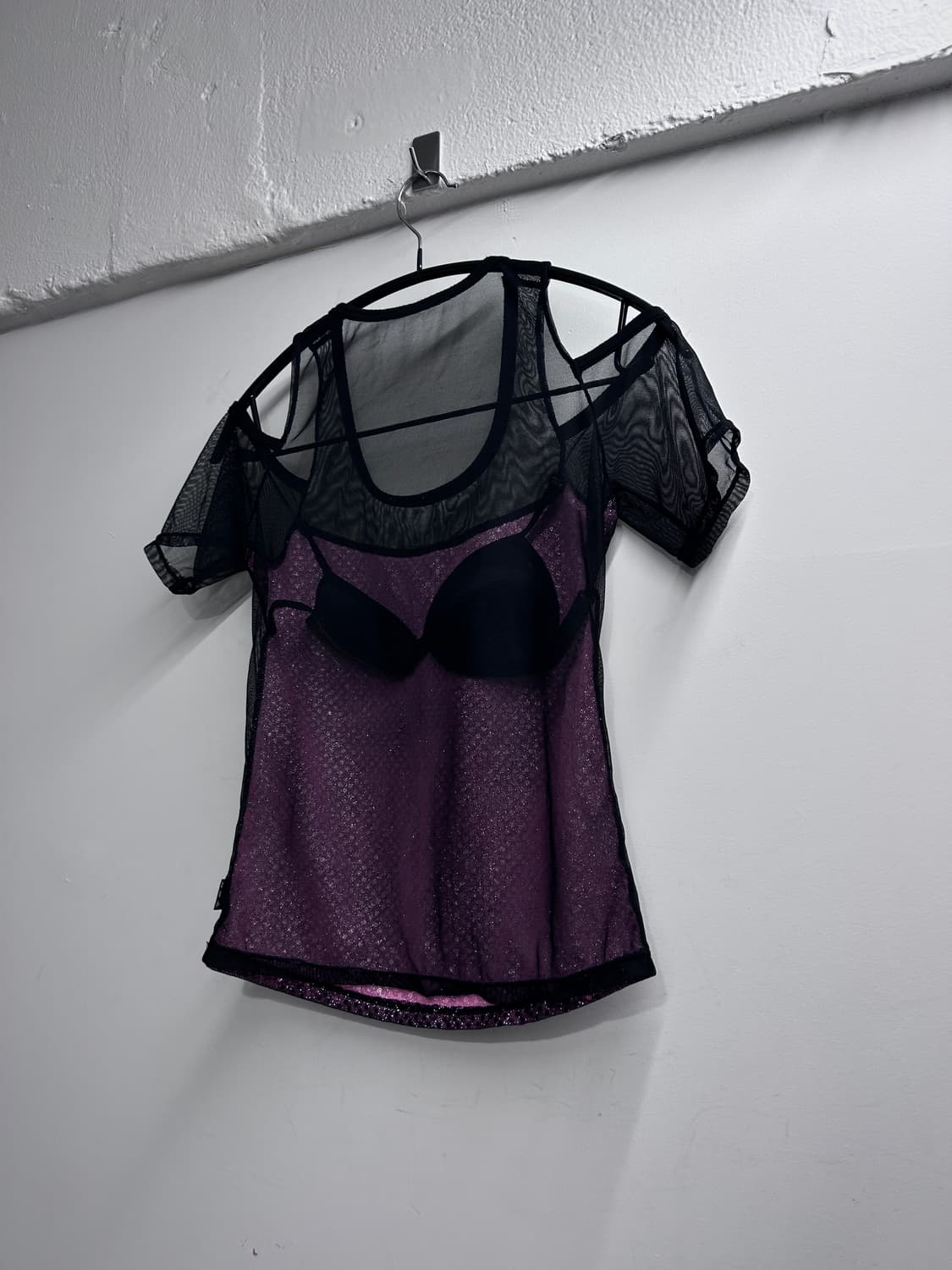 See Through Sprinkle Layered Top 상품이미지6