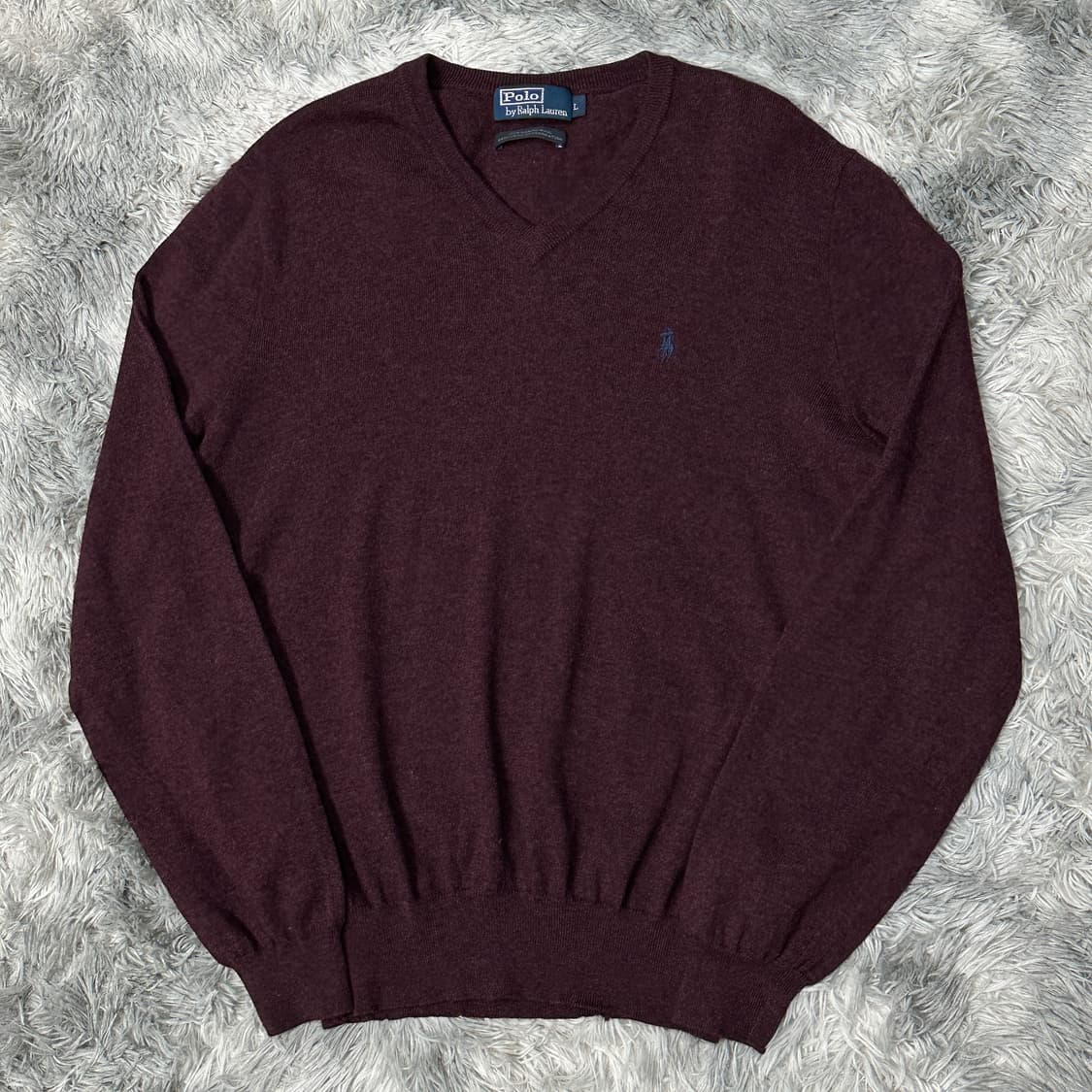 폴로랄프로렌 와인 니트 L 상품이미지1