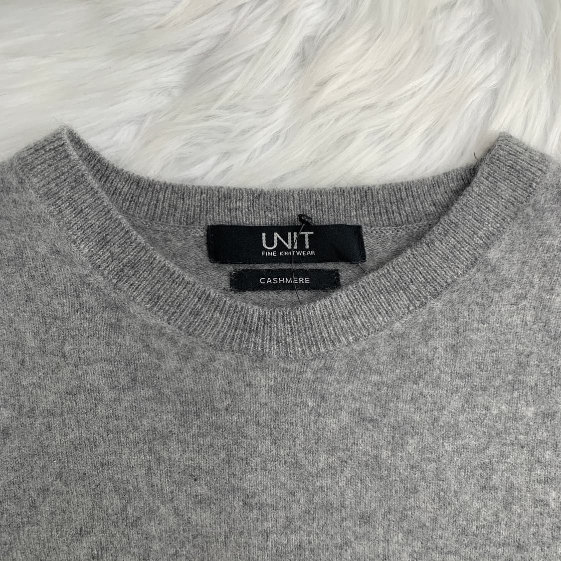 UNIT 캐시미어 100 크루넥 니트 1761 상품이미지4