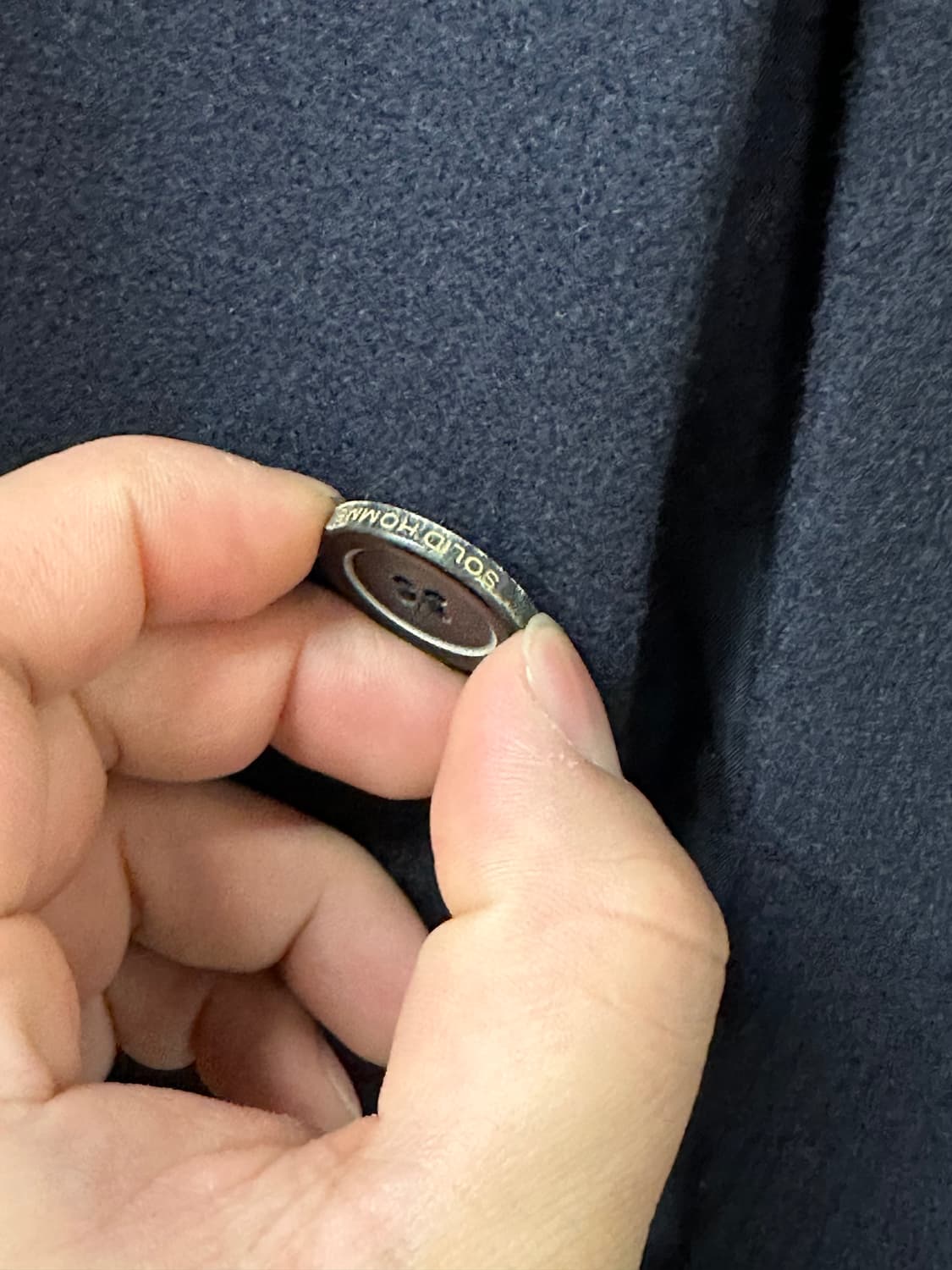 솔리드옴므 SOLID HOMME 울 블렌드 스탠드넥 코트 상품이미지4