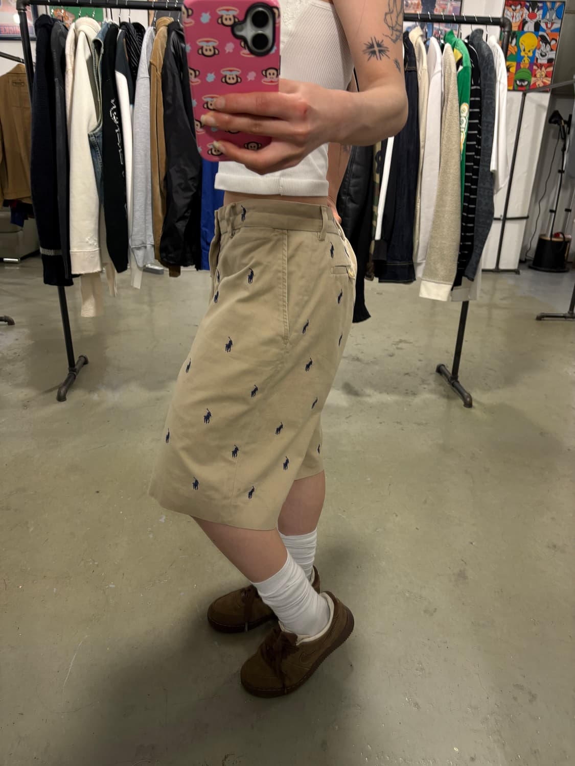 폴로 포니자수 반바지 상품이미지3