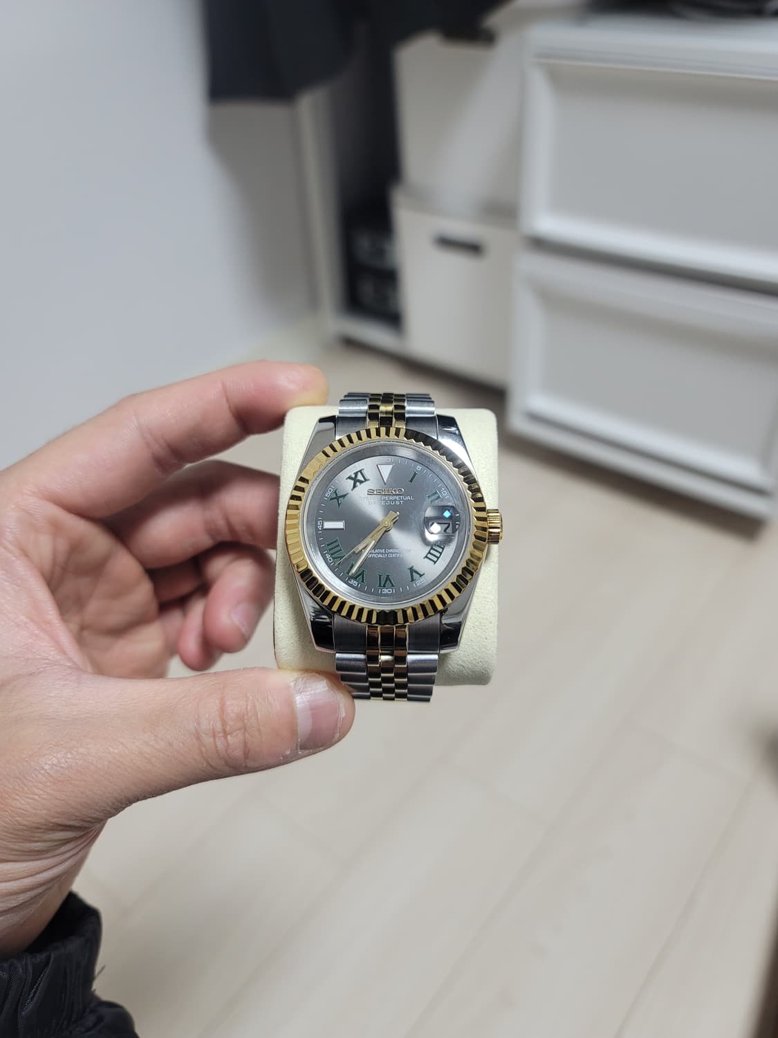 세이코 윔블던 mod 콤비 39mm 상품이미지2