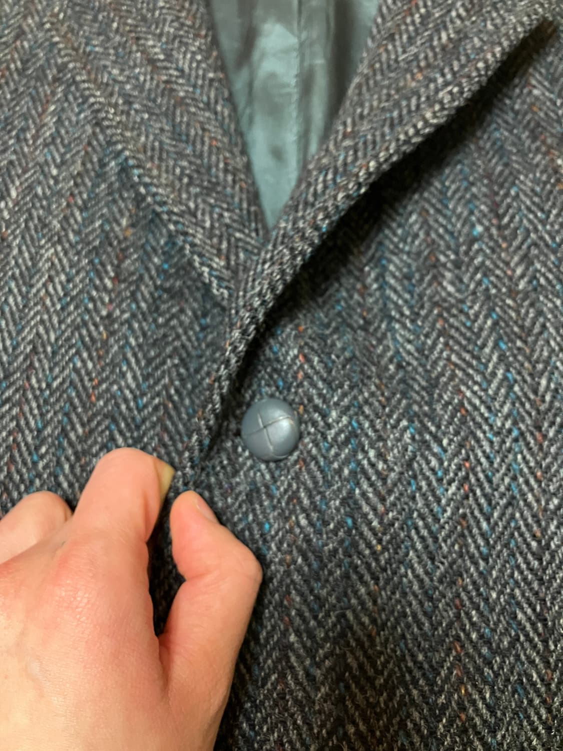 빈티지 해리스 트위드(Harris Tweed)자켓 - 쓰리 버튼  상품이미지7