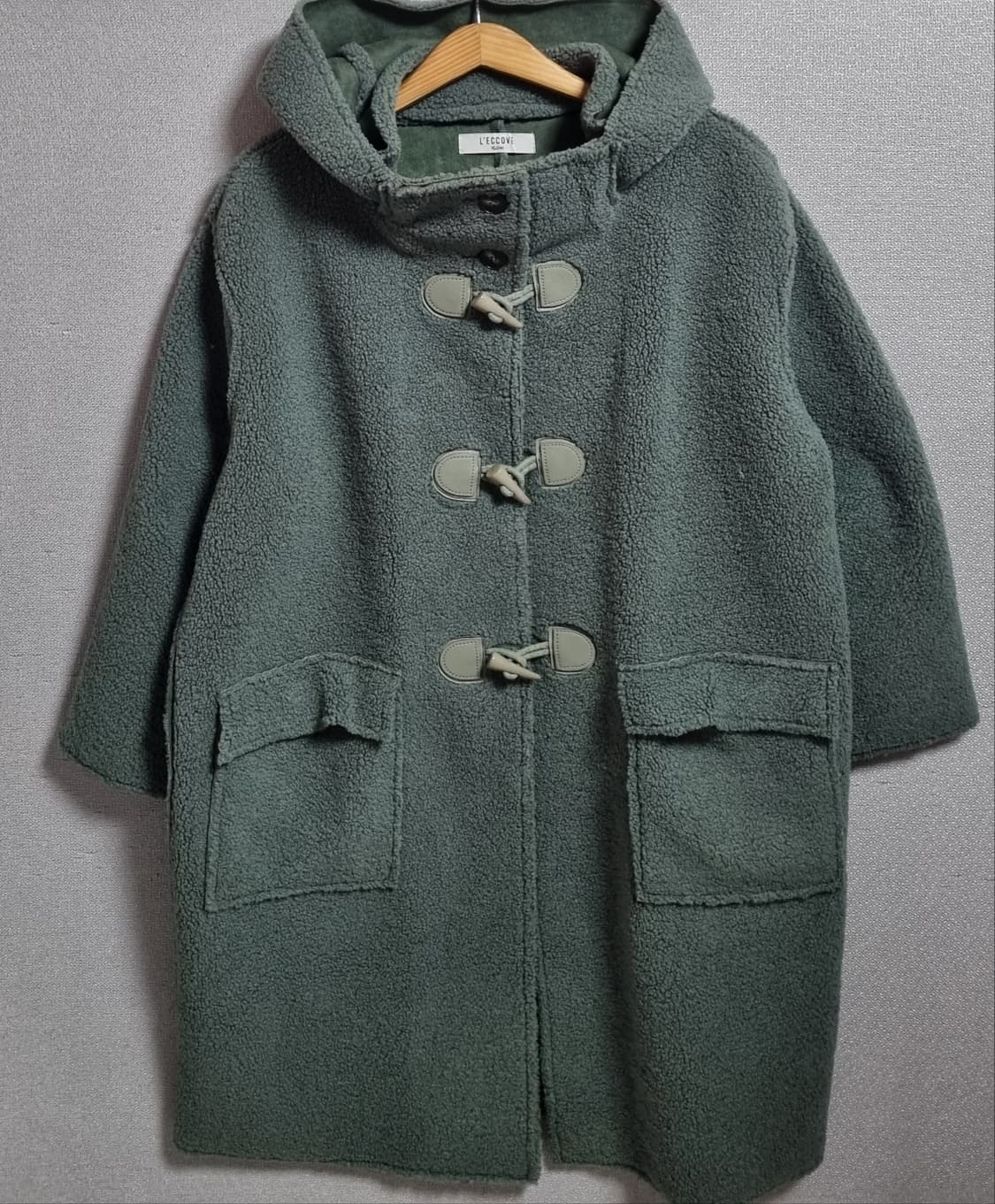 ~XL ) 레코브 민트 뽀글이 떡볶이코트 상품이미지1