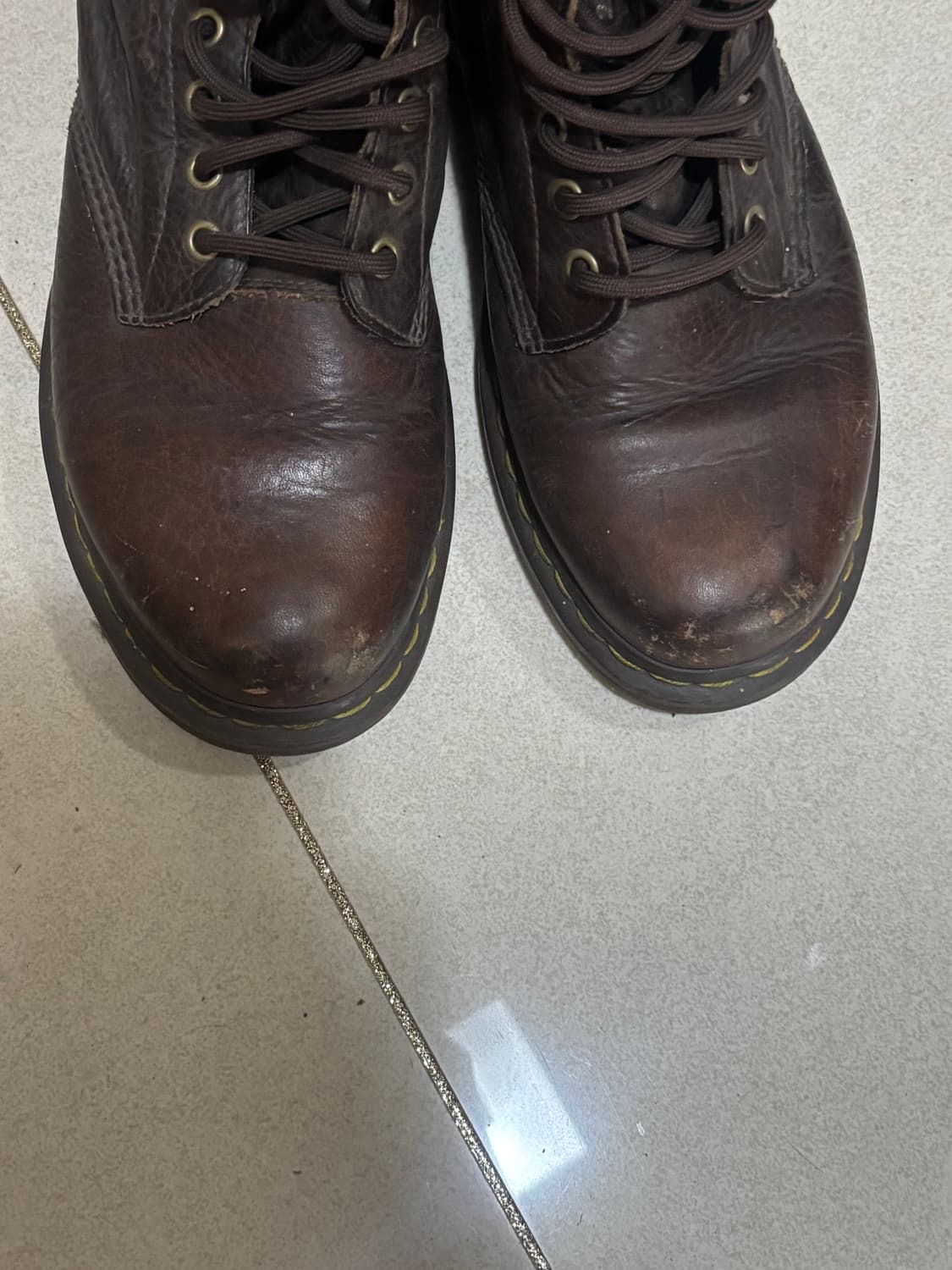 닥터마틴 1460 8홀 브라운 워커 부츠 260 상품이미지4