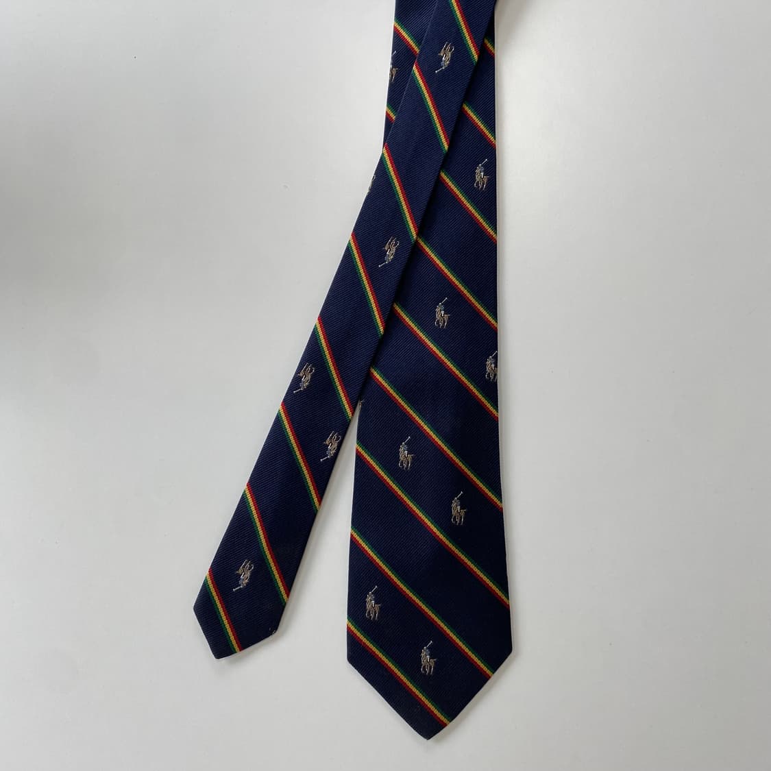 폴로 랄프로렌 (POLO) 모노그램 명품 정품넥타이 8.1cm 상품이미지2