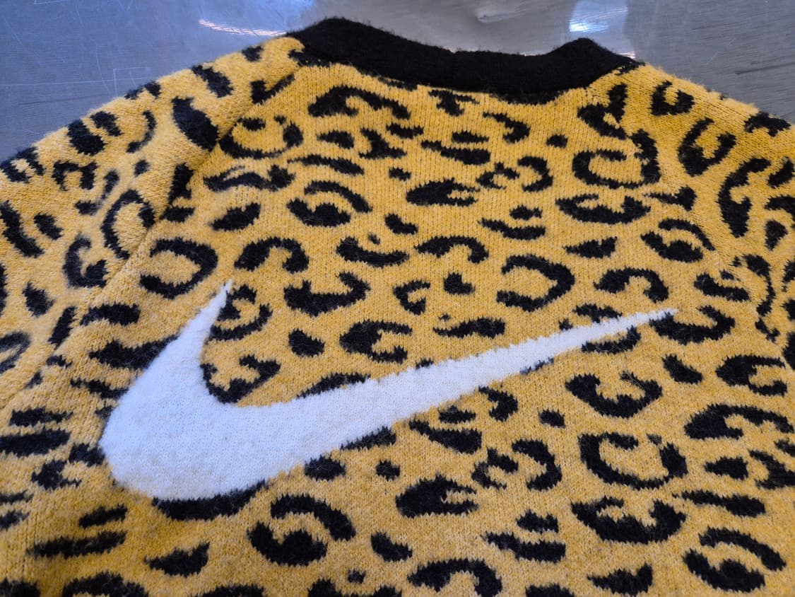 나이키NSW 레오파드 가디건 상품이미지3