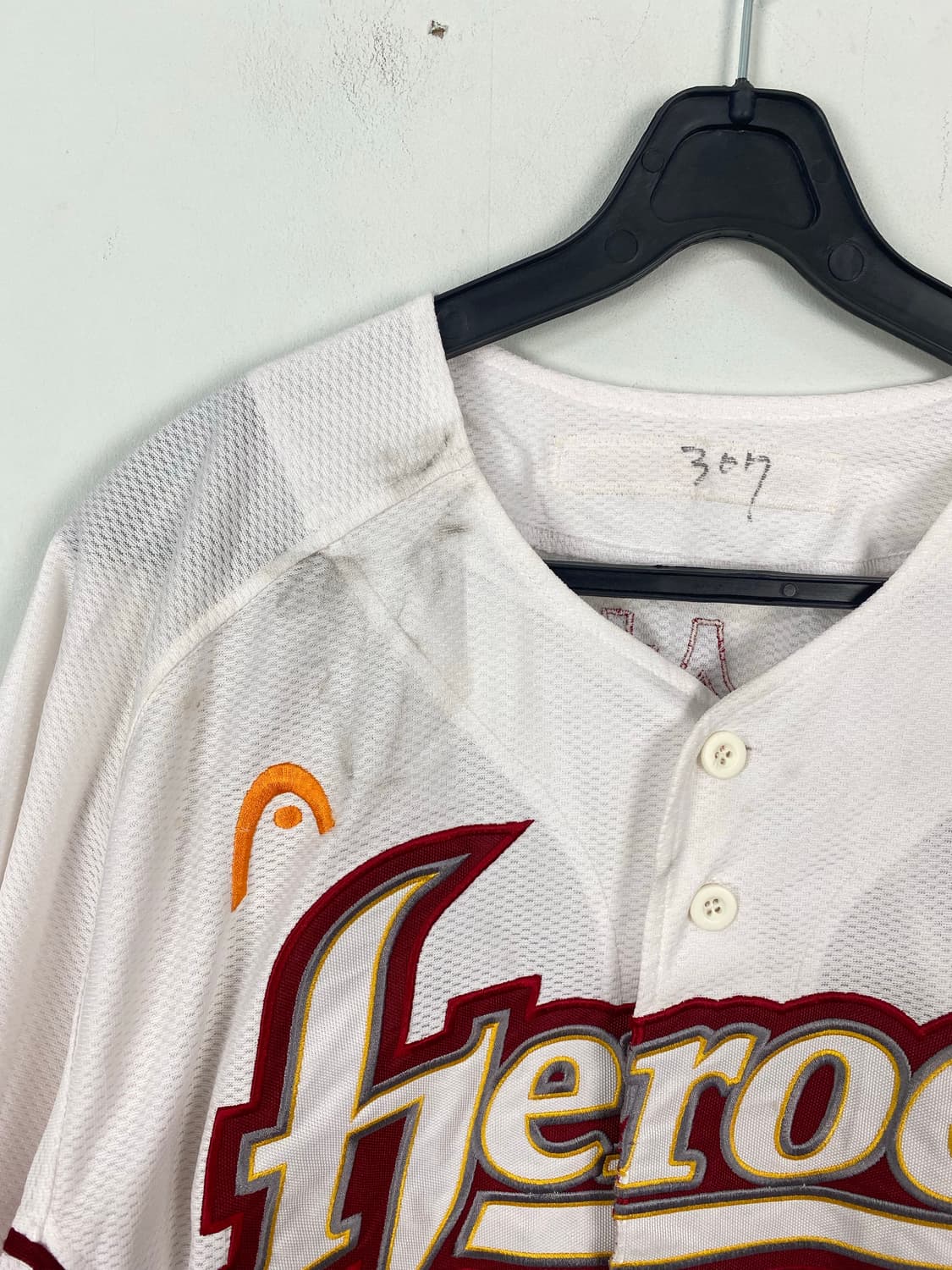 넥센 히어로즈 헤드 지급용 유니폼 문성현 상품이미지4