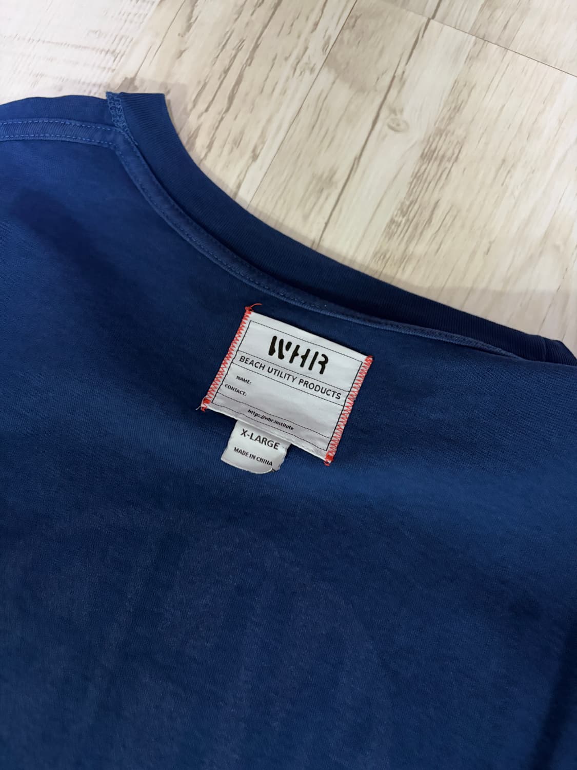 [XL] WHR 네이비 반팔티 상품이미지3
