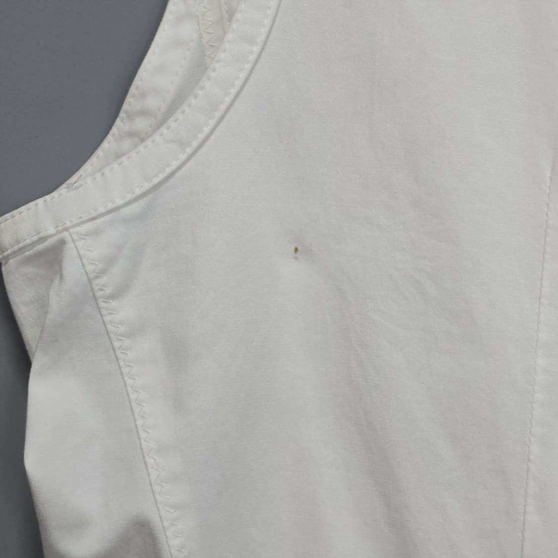 솔리드옴므(SOLID HOMME) 집업 베스트 화이트 100 상품이미지5