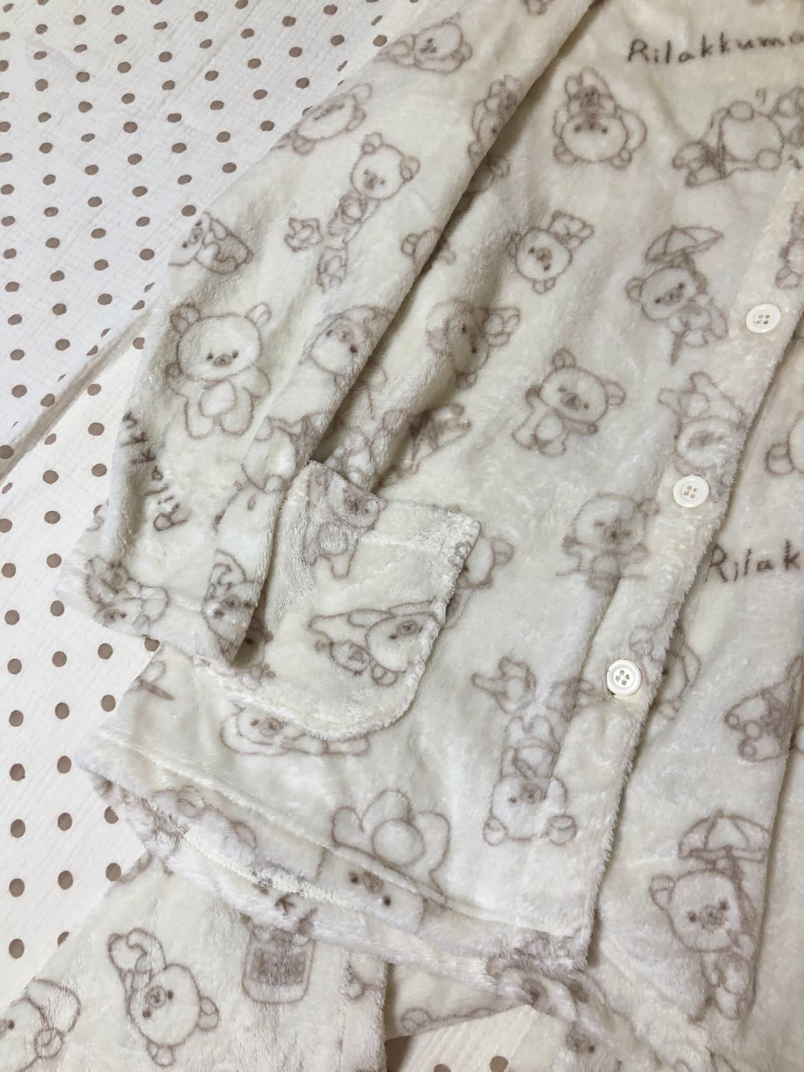 빈티지 산엑스 리락쿠마 수면파자마 세트 L사이즈 상품이미지2