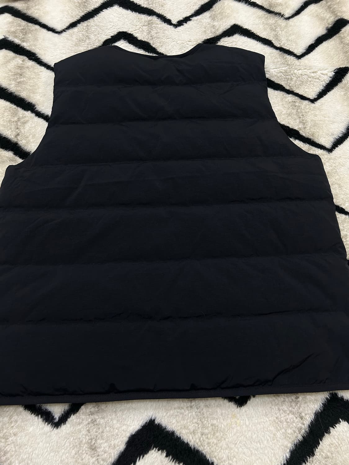 [XL]스노우피크 경량 패딩 조끼/블랙 상품이미지3