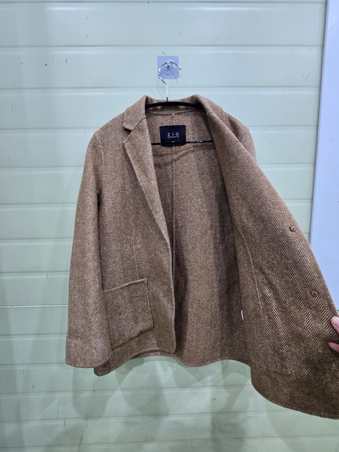 ZIO 송지오 헤링본 자켓 브라운 상품이미지6