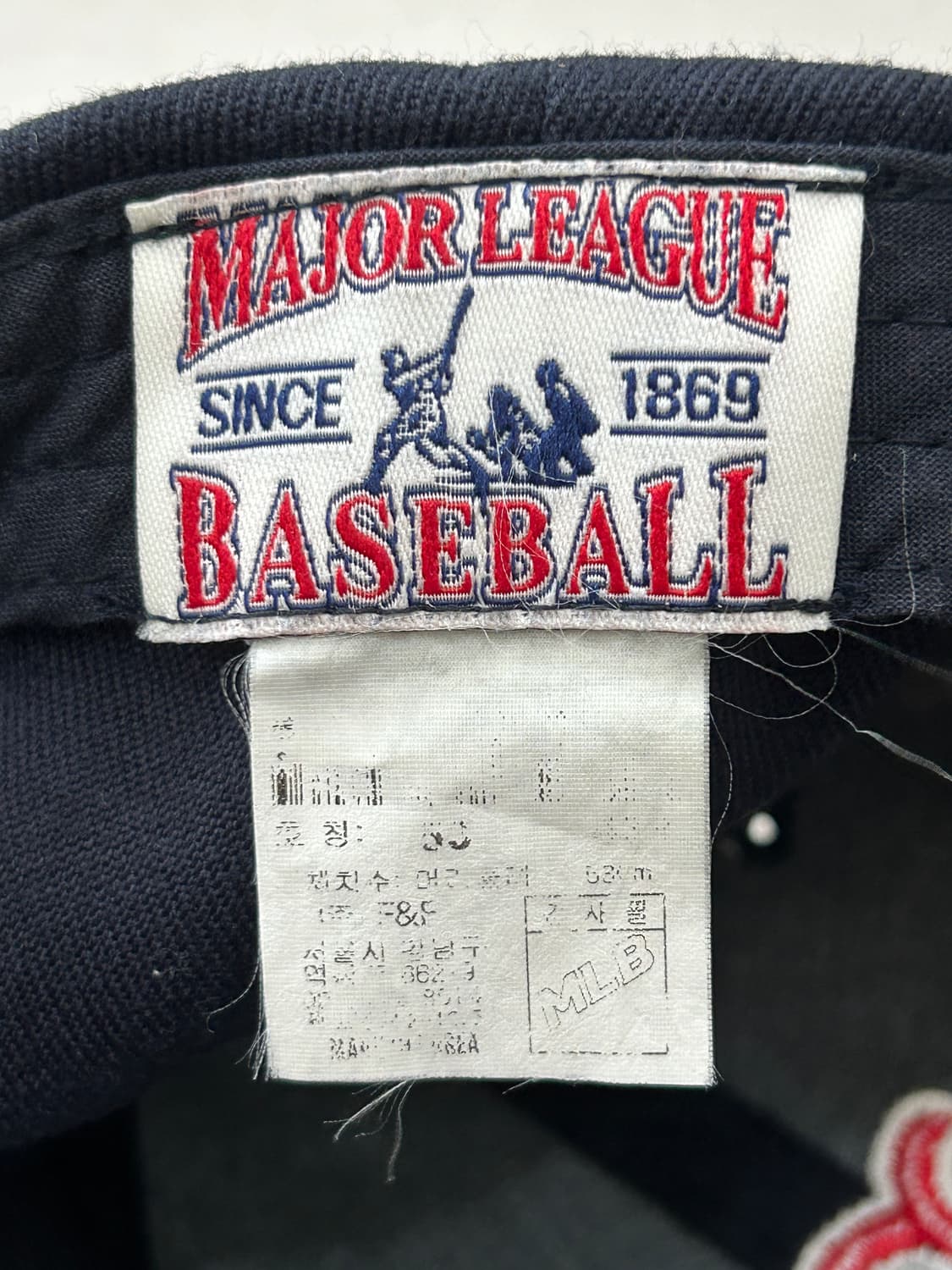 MLB 보스턴 레드삭스 볼캡 야구 모자 53cm 네이비레드 상품이미지9