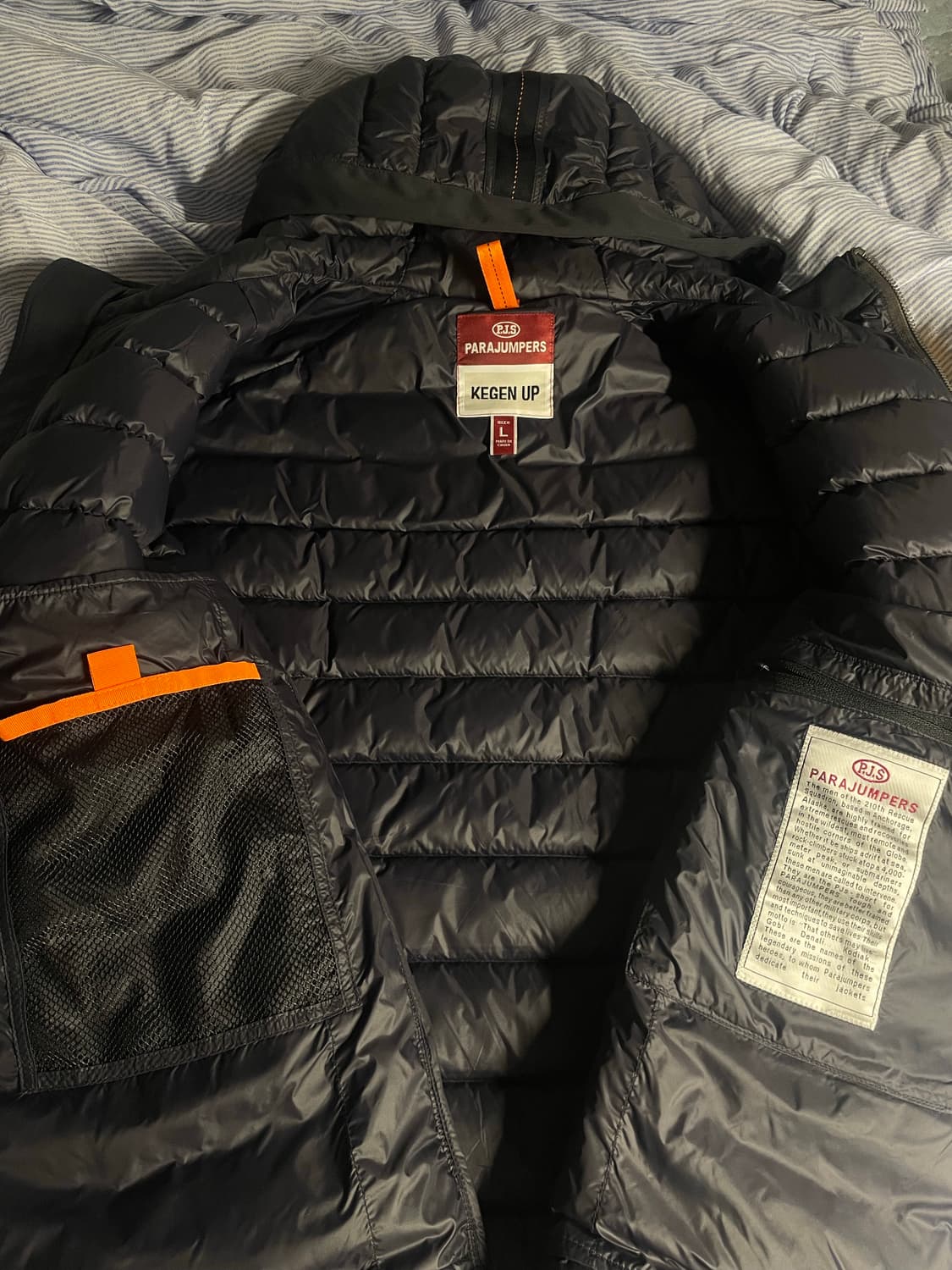 파라점퍼스 경량패딩 키나리 (L) 급처 상품이미지4