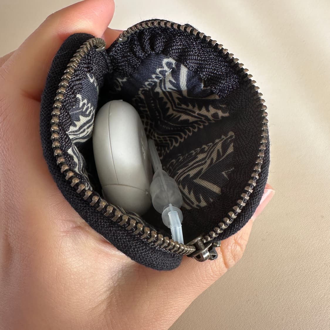 나염원단 퀼트 파우치 상품이미지5