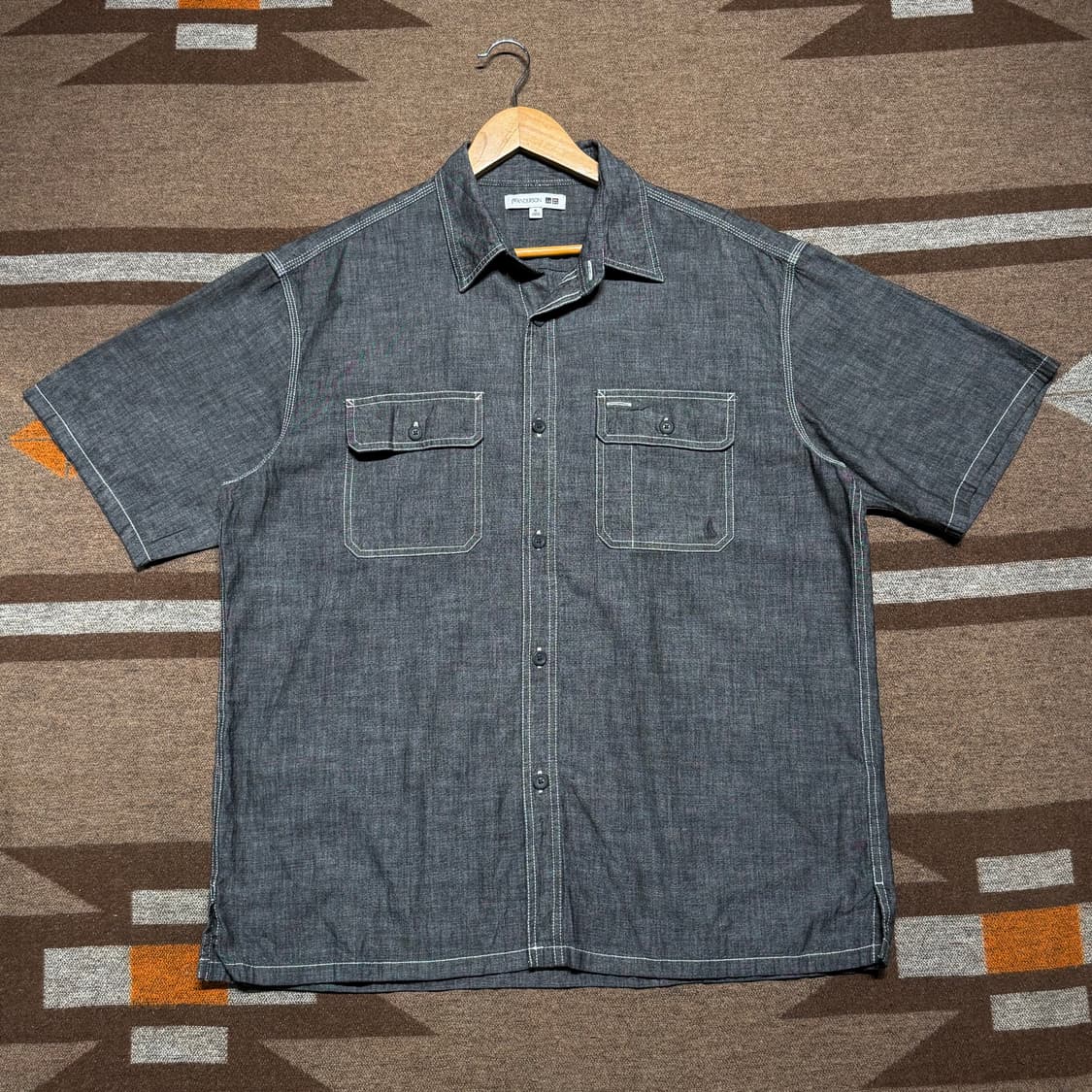 JW앤더슨 유니클로 샴브레이 데님 셔츠 XL 상품이미지1