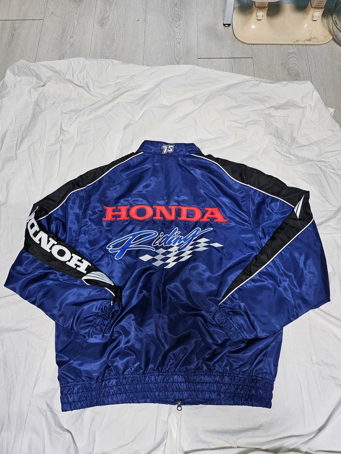 혼다 레이싱 블루종 바시티 자켓 M 상품이미지7