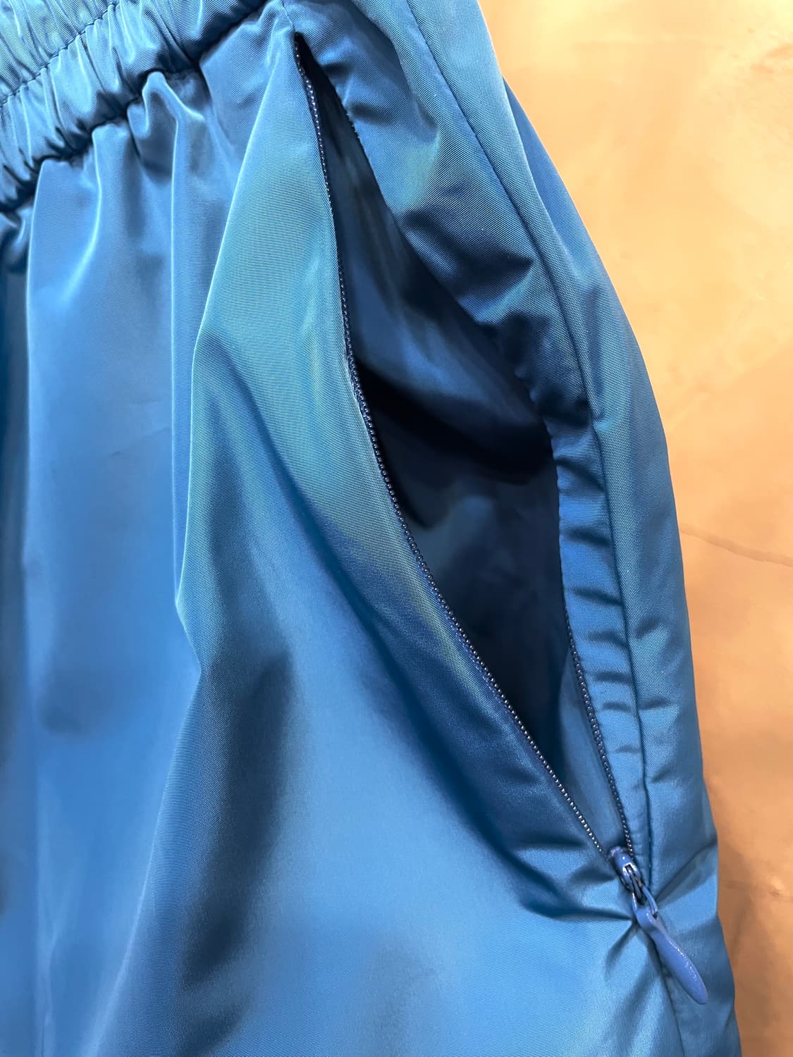 럭키슈에뜨 블루 폴리 반바지 55~66 상품이미지6