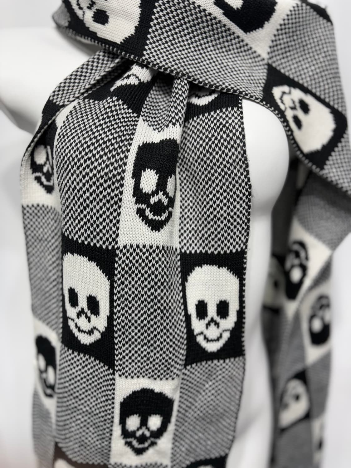 🎸스컬 패턴 머플러🎸 상품이미지6