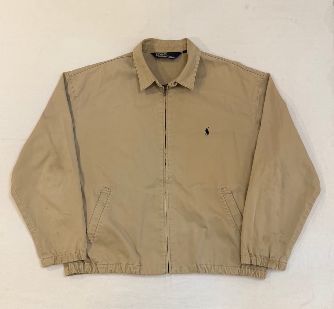 90s 폴로 랄프로렌 바라쿠타 스윙탑 봄버자켓 베이지 상품이미지1