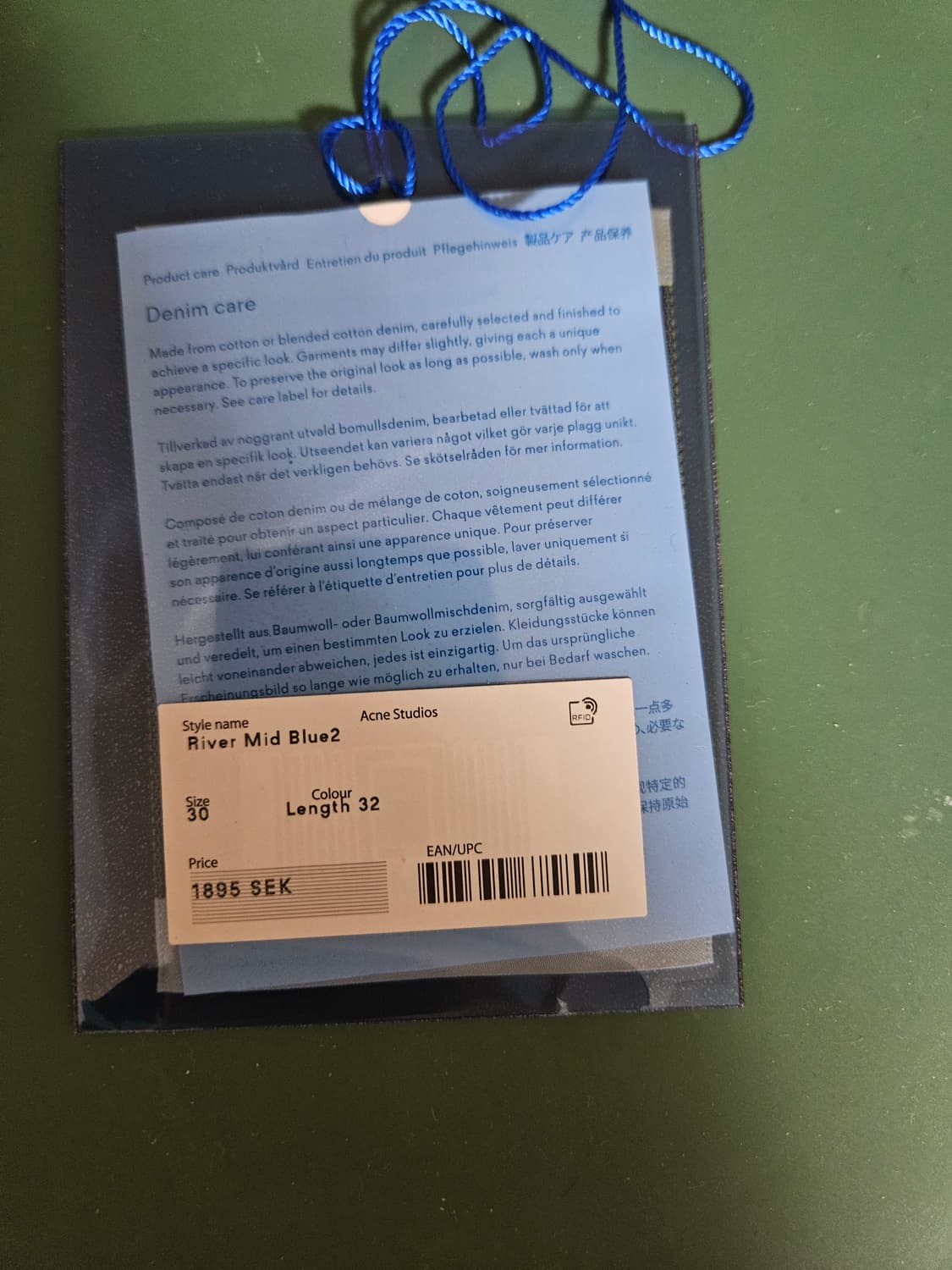 아크네 스튜디오 블라콘스트 리버 미드 30/32 상품이미지5