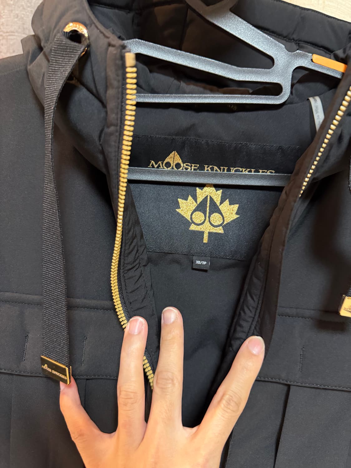 무스너클 패딩 케즈윅 xs 블랙  상품이미지4