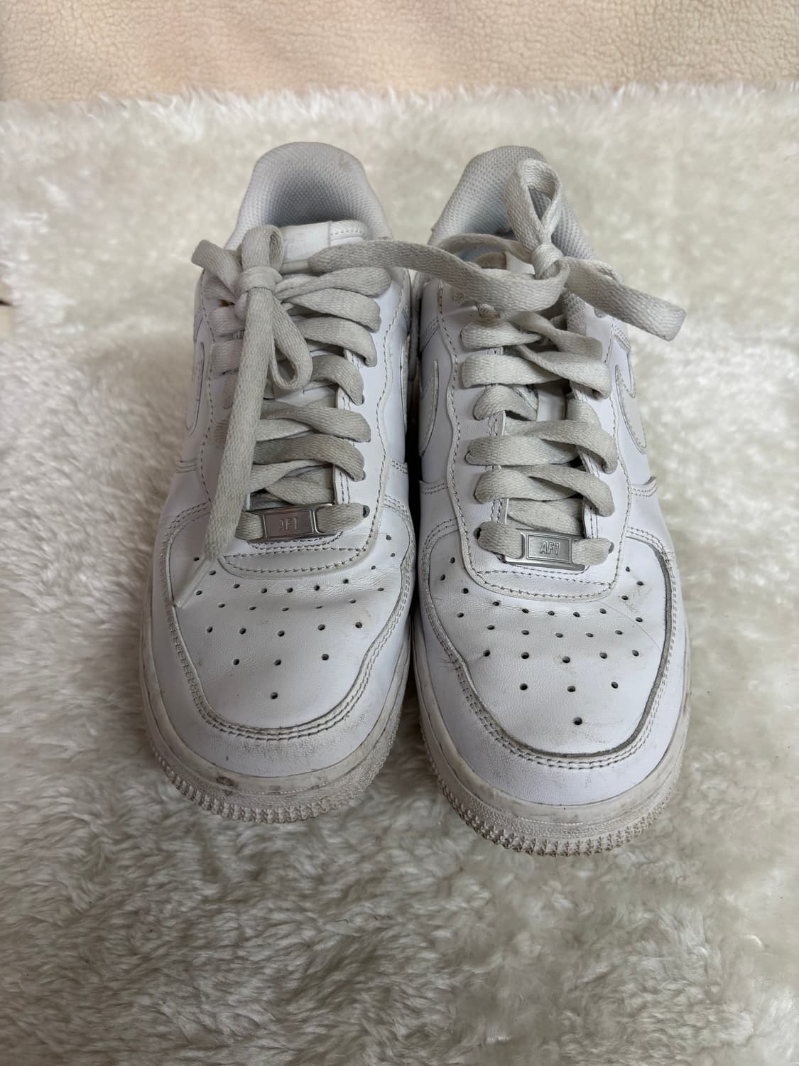 나이키 에어포스 1 '07 로우 화이트 스니커즈 운동화 상품이미지1