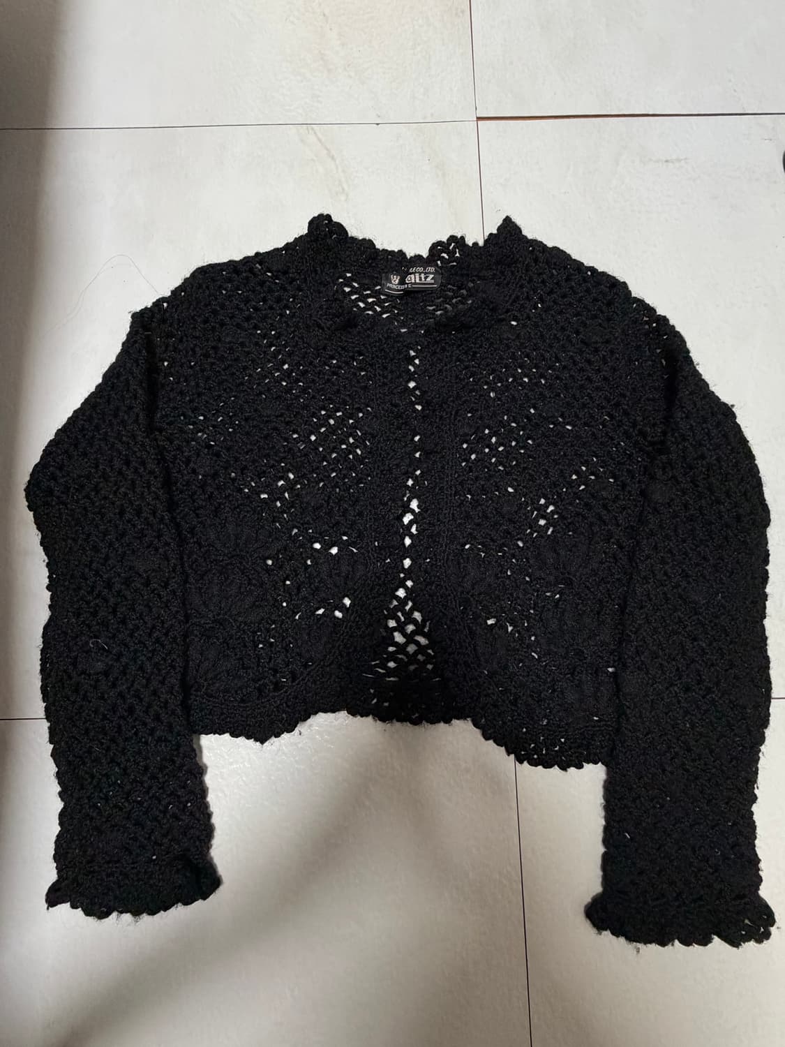 자수 디테일 가디건 상품이미지1