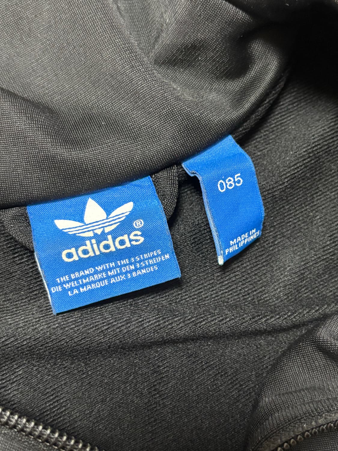 급처) 아디다스 아디 빈티지 제니 져지 블랙 삼선 트랙탑 상품이미지4