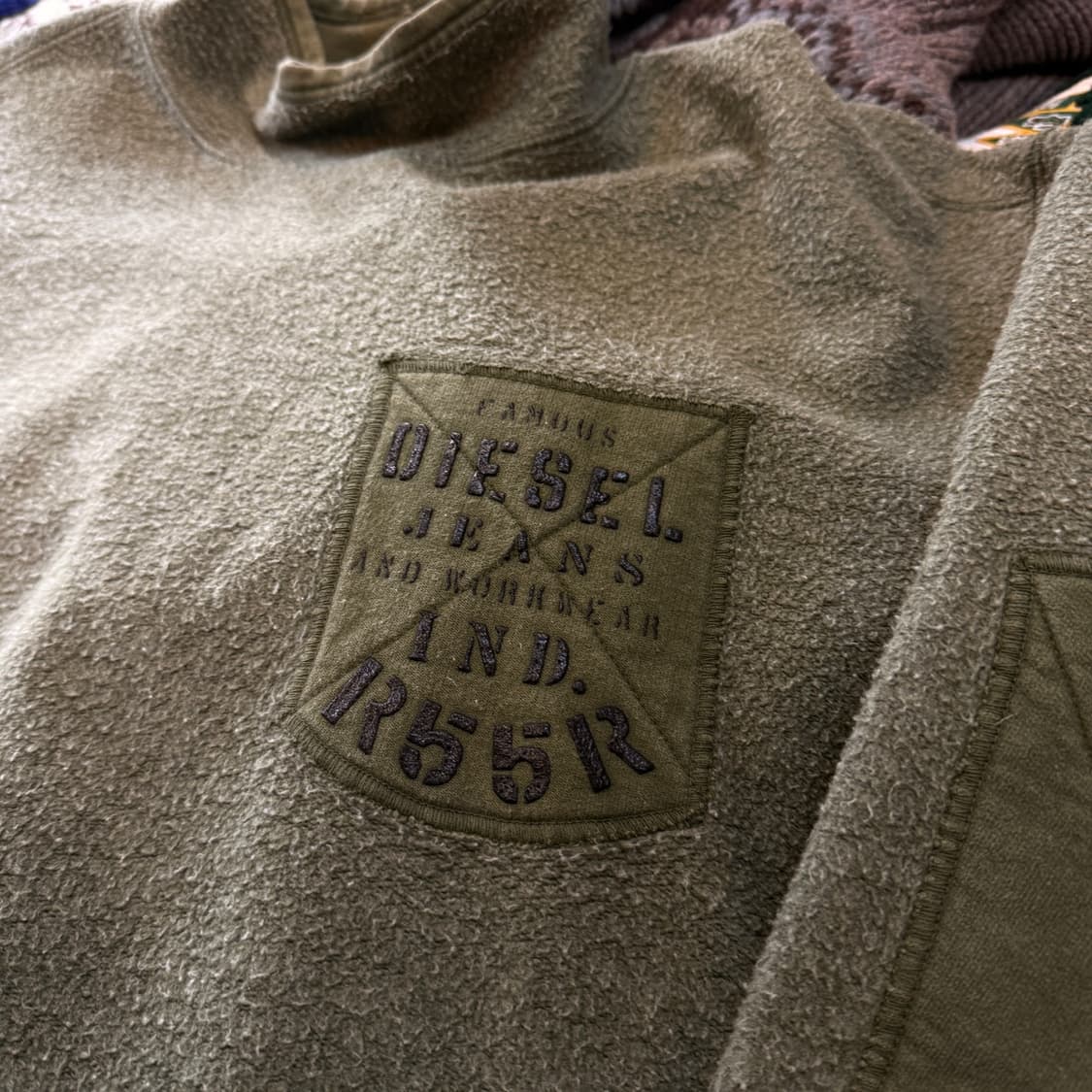 90S 디젤 밀리터리 리버서블 스웻셔츠 이탈리아생산 상품이미지4