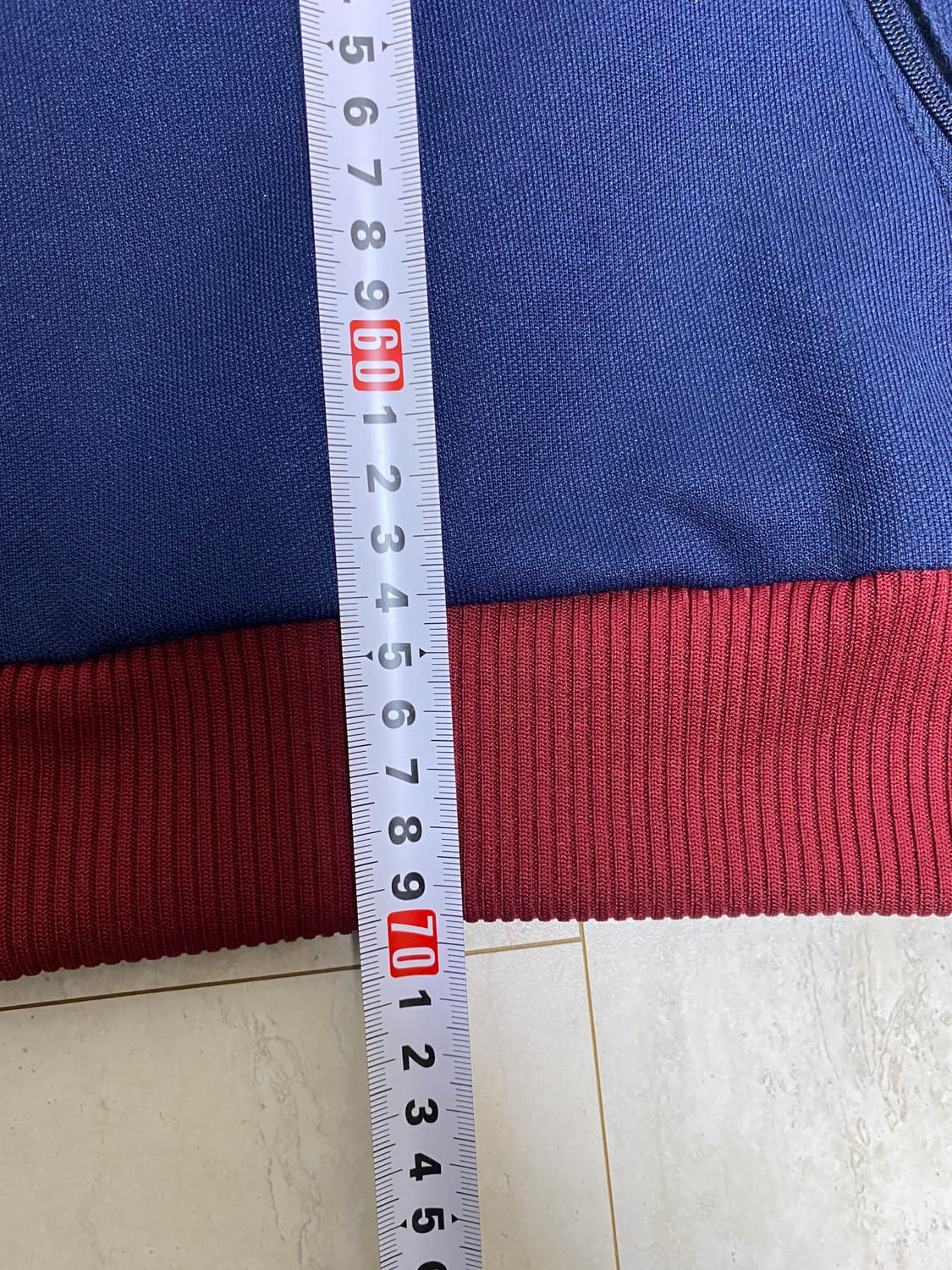 100)아디다스 베켄바우어 네이비 버건디 져지 집업 상품이미지6