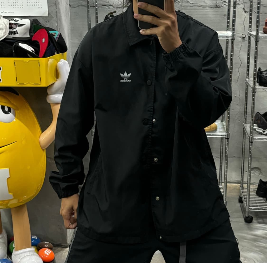 아디다스 나일론 코치 자켓 상품이미지7