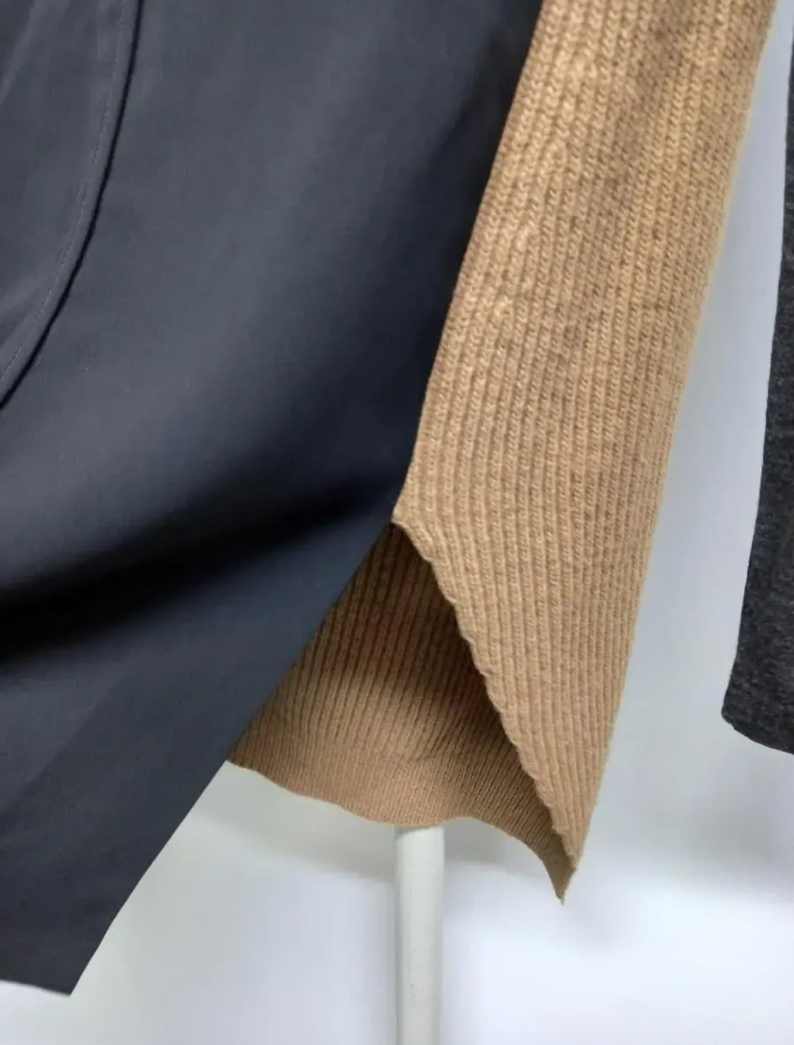 시스템 춘추 니트 쉬폰 블리우스 F 33-55 상품이미지7