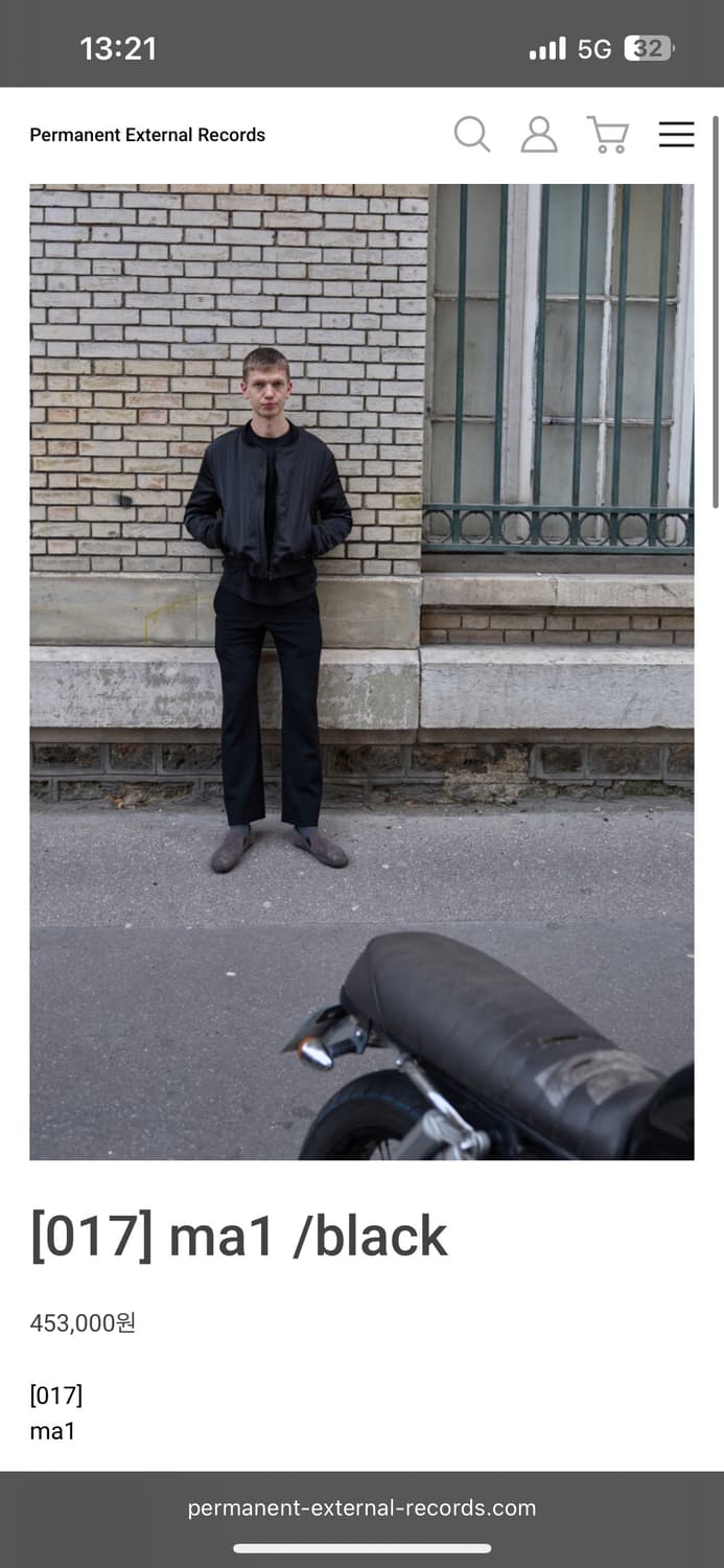 머듈 ma1 2사이즈 판매 (3사이즈와 교환도 O) 상품이미지1