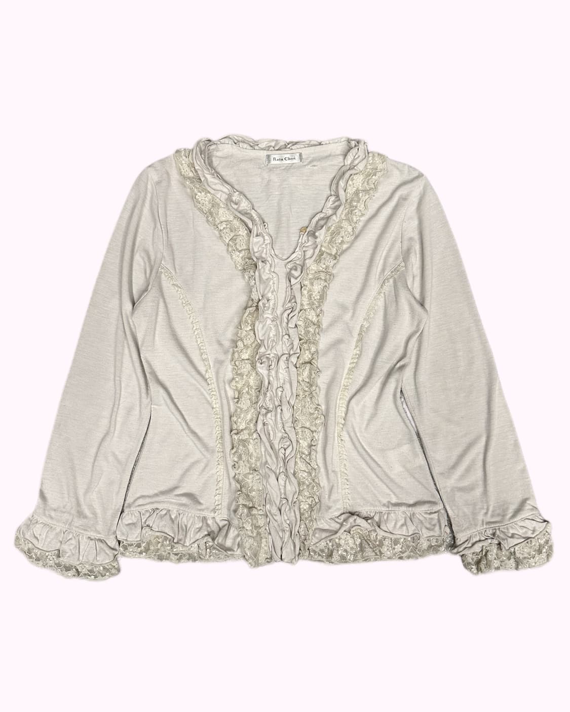 ROSA CHERI lace frill blouse 상품이미지1