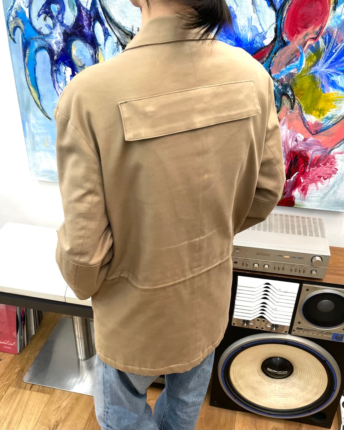 [L] 캐서린햄넷 캔버스 워크 자켓 상품이미지4