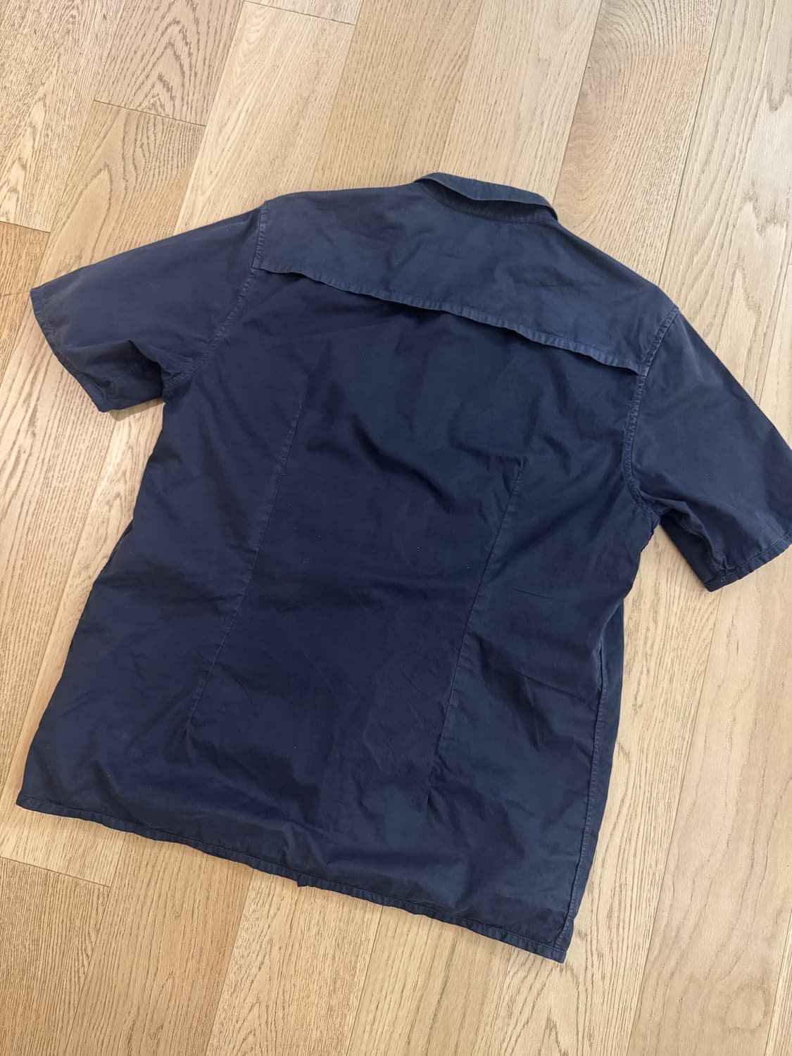 질샌더 by raf simons 반팔 셔츠 네이비 상품이미지2