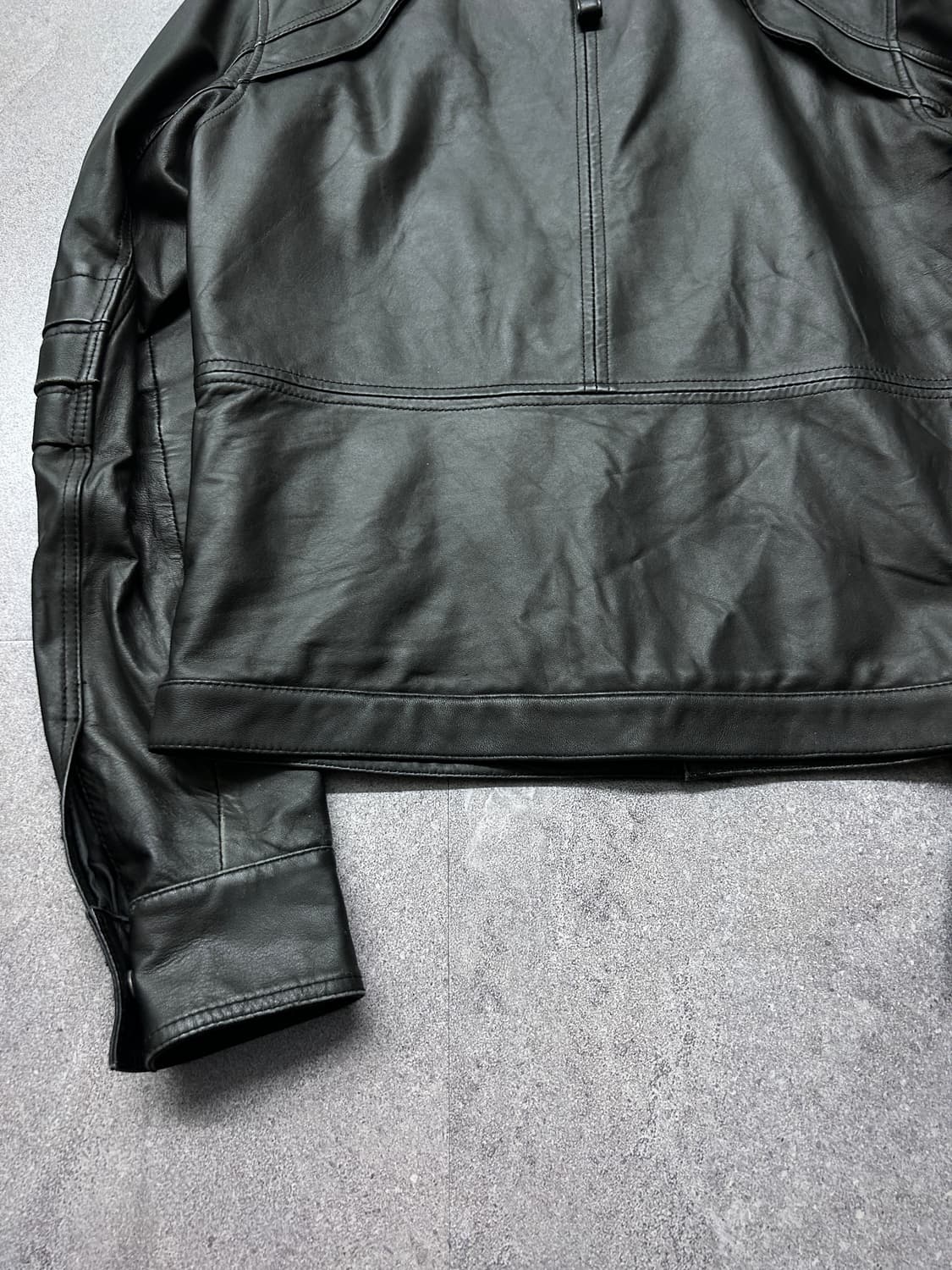 램스킨 엘보우 판넬 자켓 상품이미지9