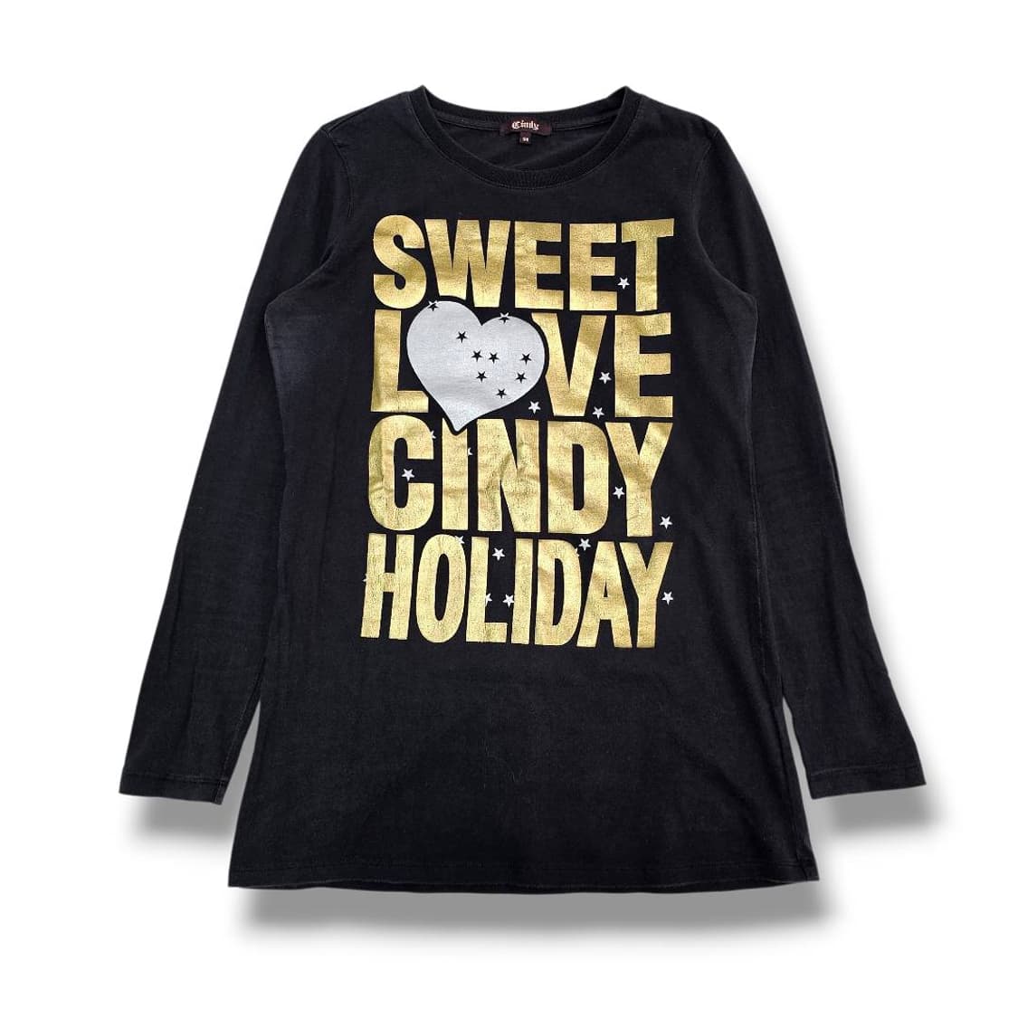  CINDY 레터링 긴팔 티셔츠 상품이미지1