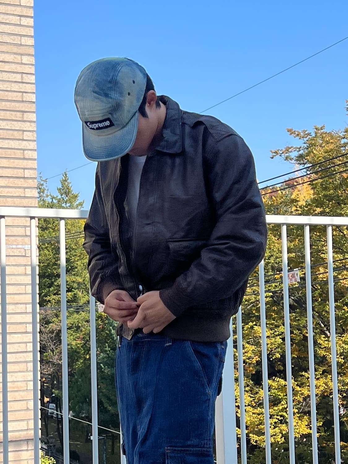 빈티지 레더 자켓 상품이미지3