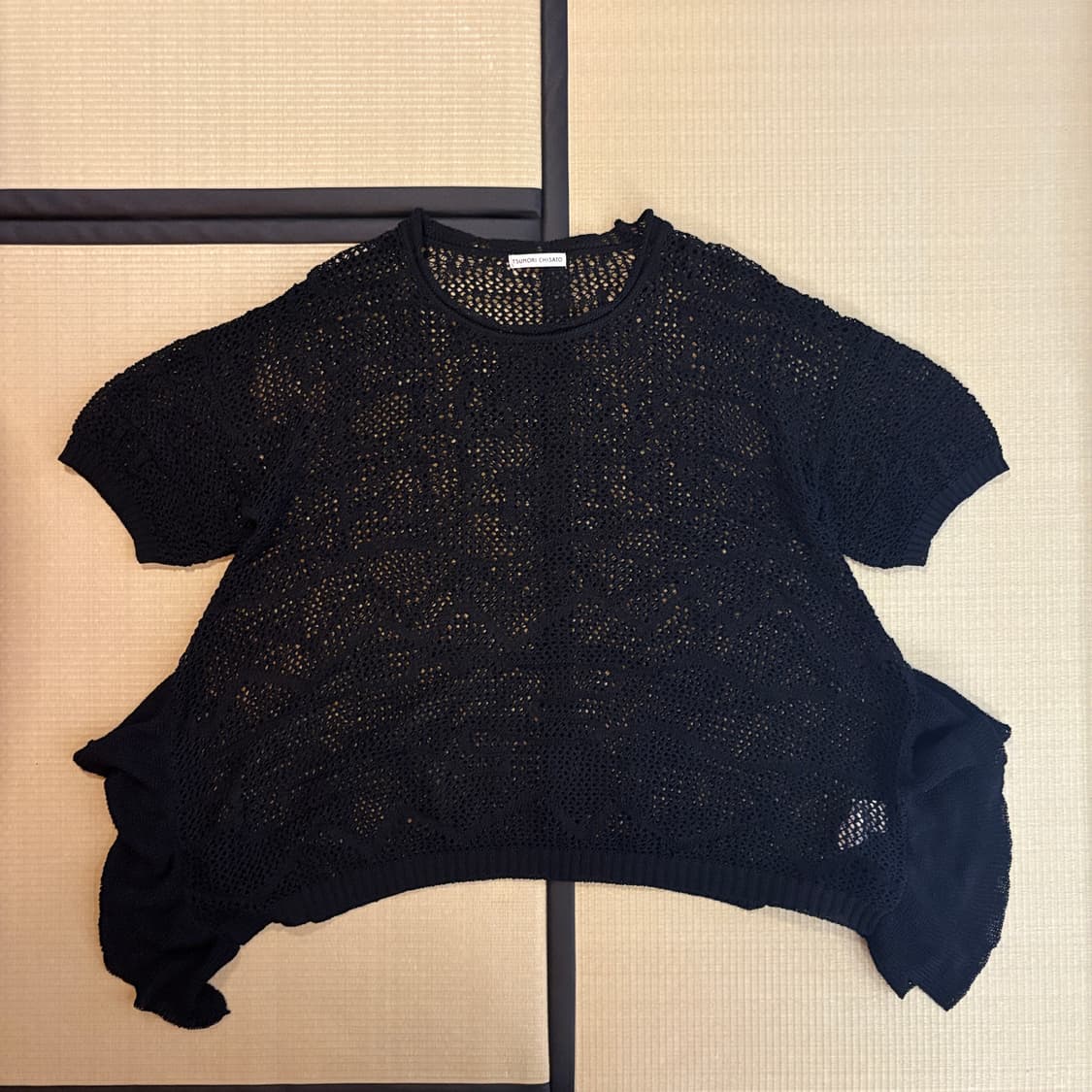 TSUMORI CHISATO 츠모리 치사토 드레이프 크로셰 니트 상품이미지1